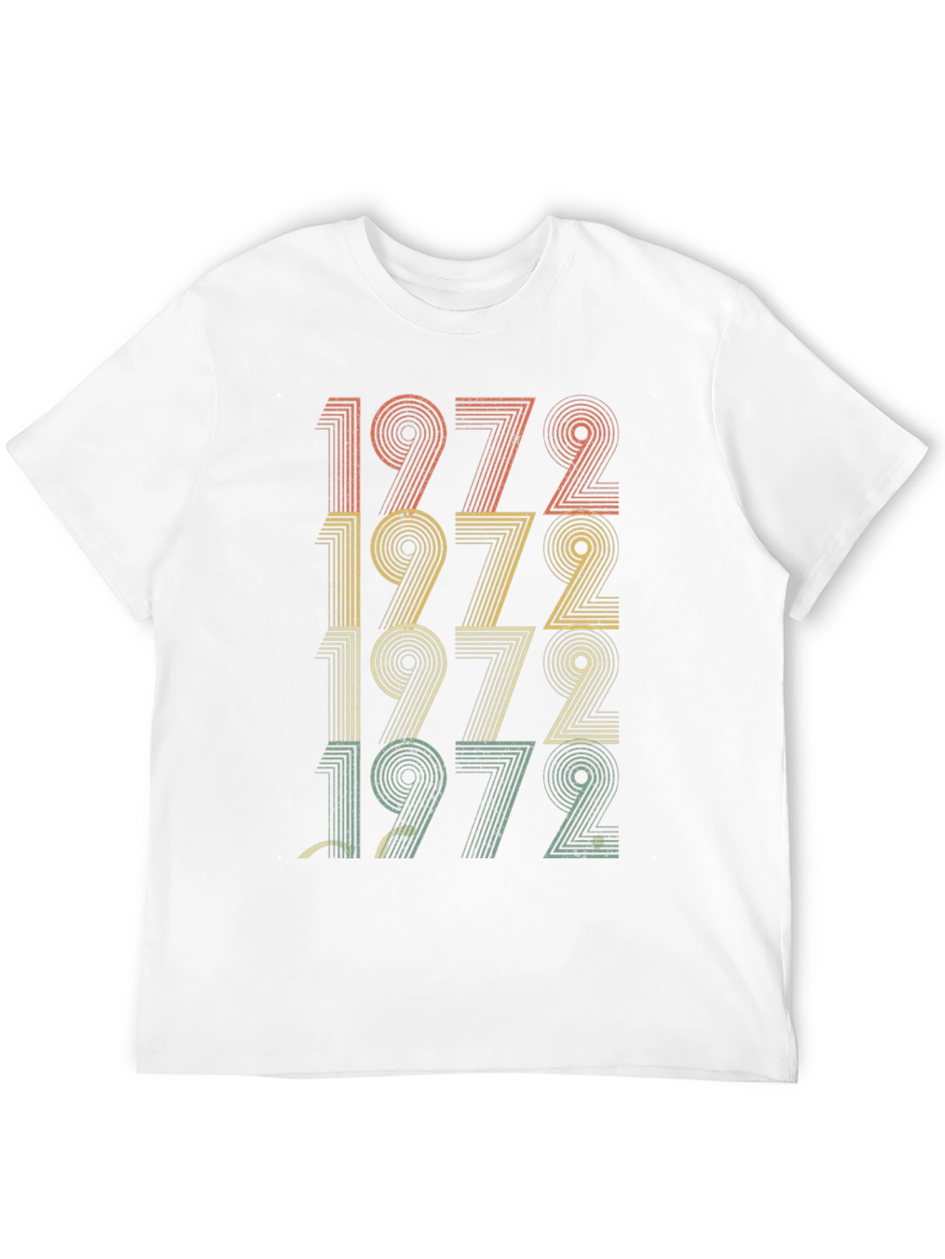 Black Vintage 1972 T-Shirt - Retro Birthday Tee view 12