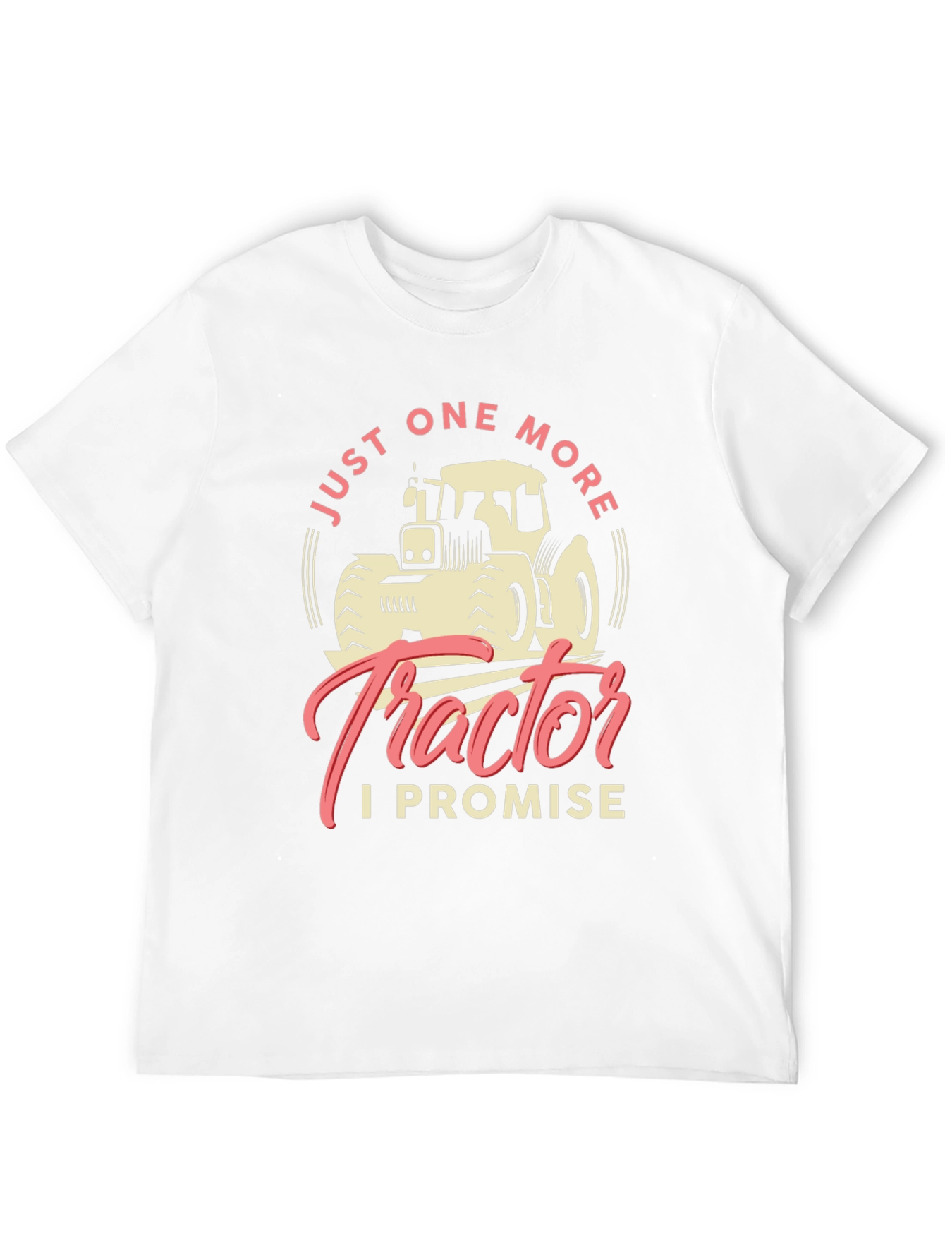 Black Just One More Tractor T-Shirt view 12