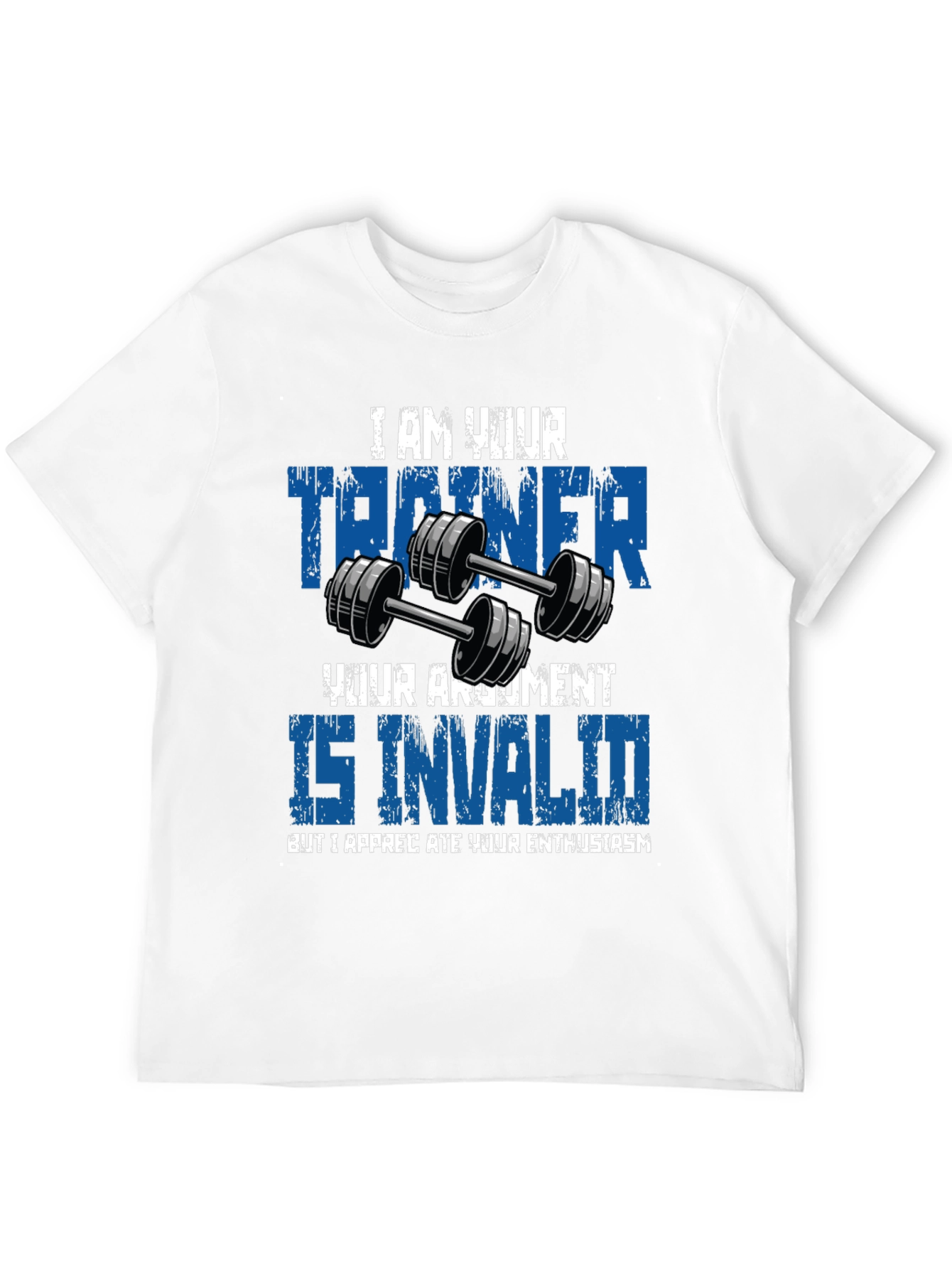 Black Trainer Argument Invalid Men's Graphic T-Shirt view 12