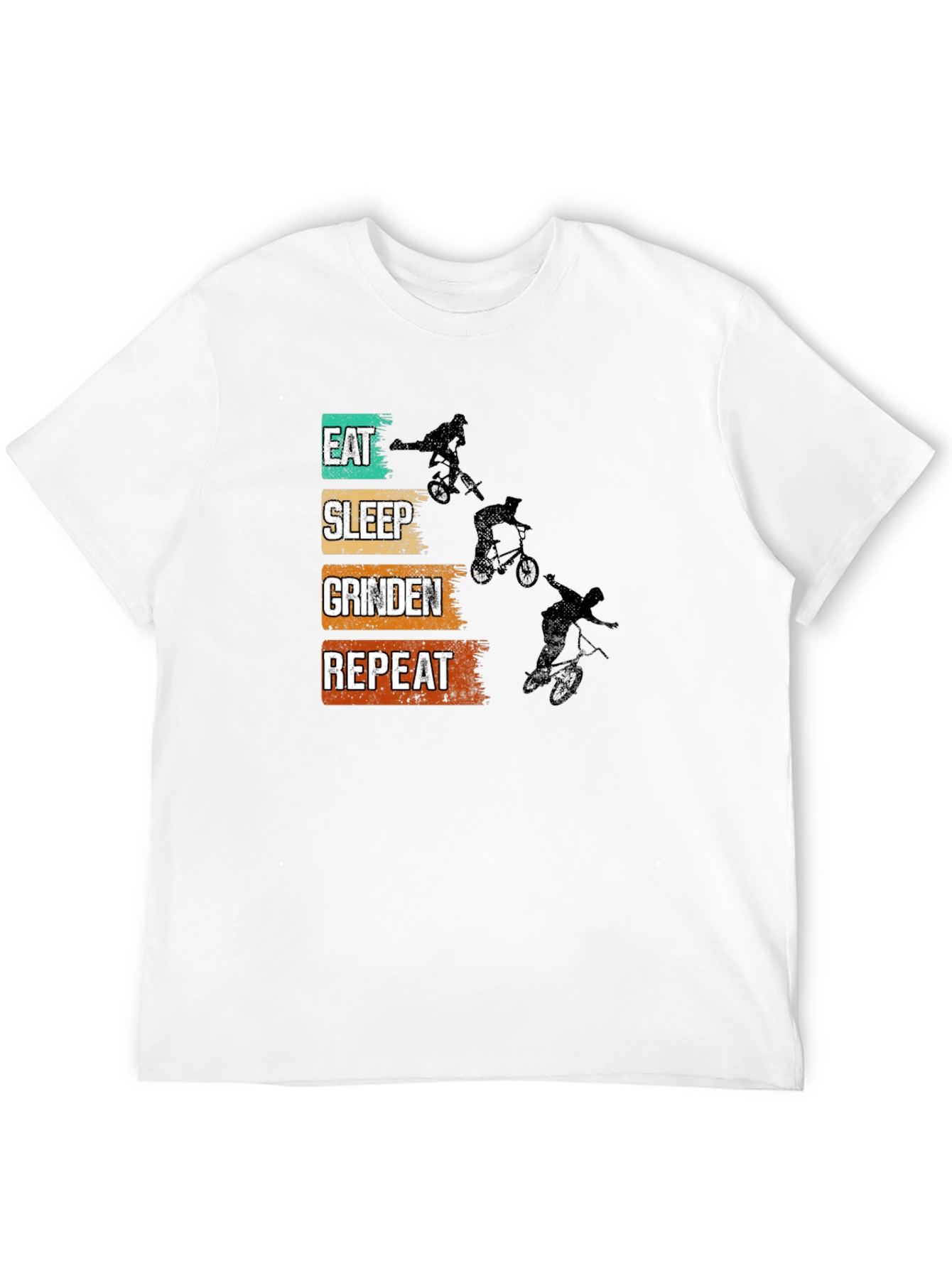 Eat Sleep Grinden Repeat BMX T-Shirt - 12