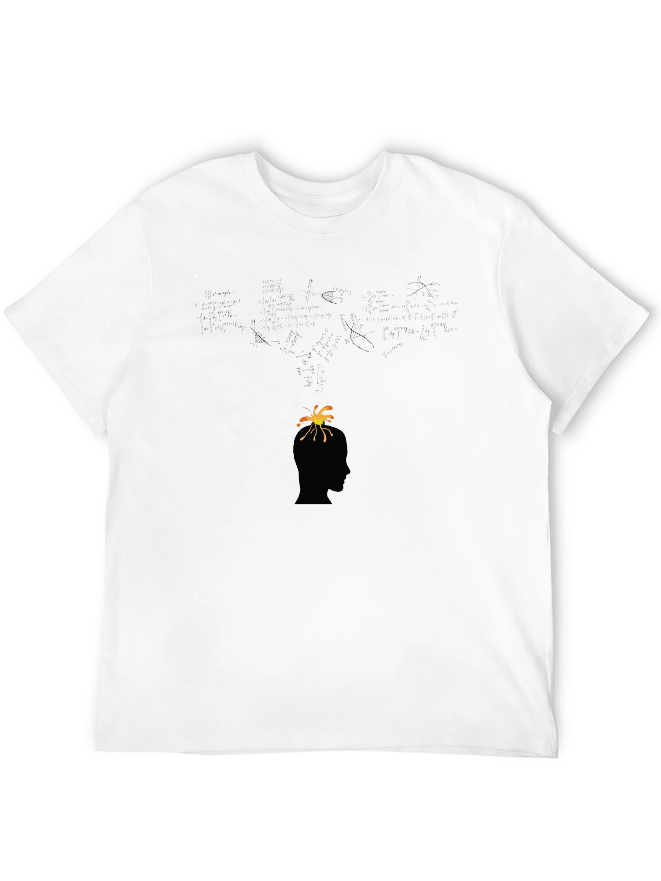 Black Mind Explosion Graphic T-Shirt view 12