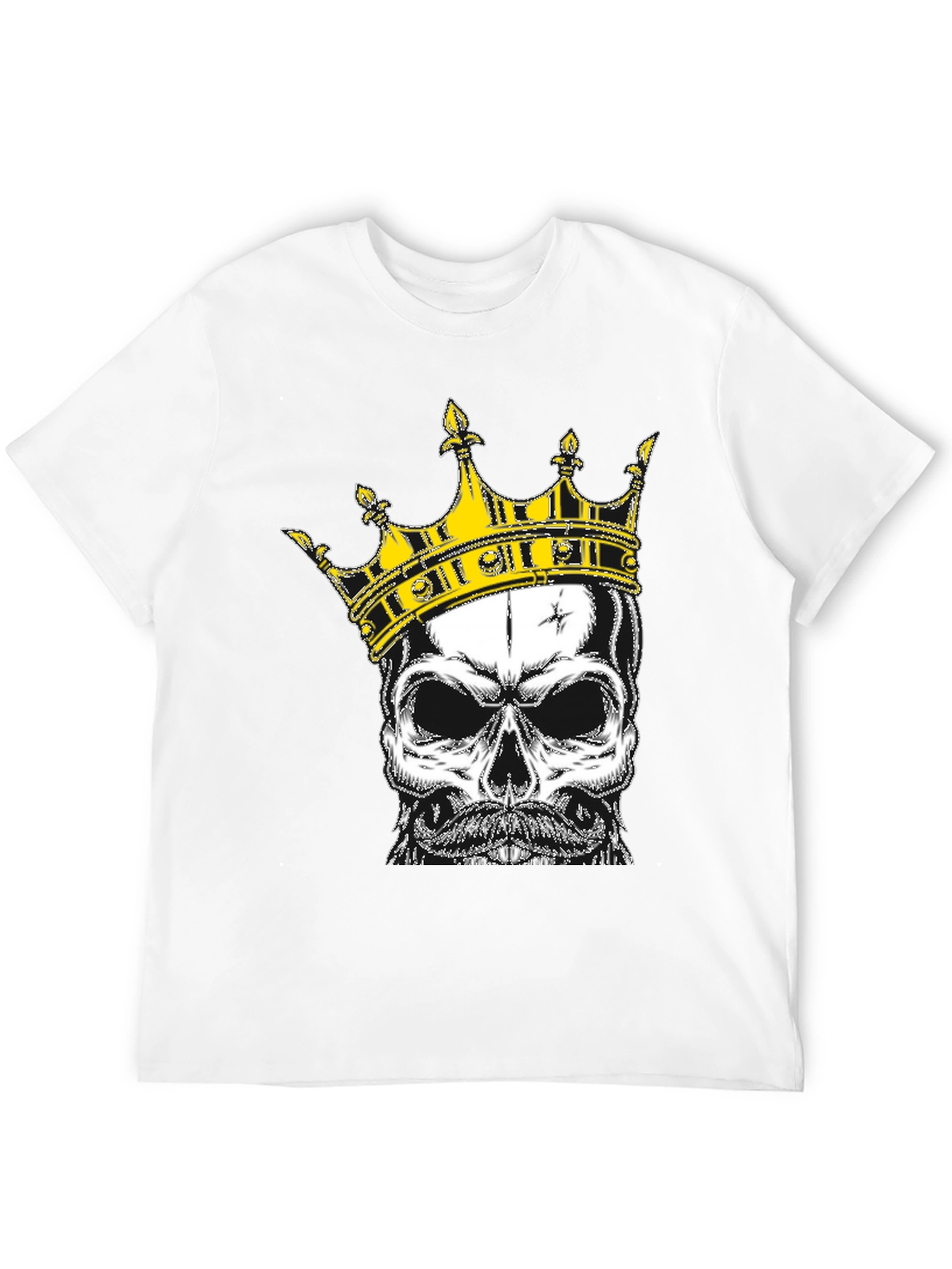 Black Skull King Graphic Tee - Black T-Shirt view 12