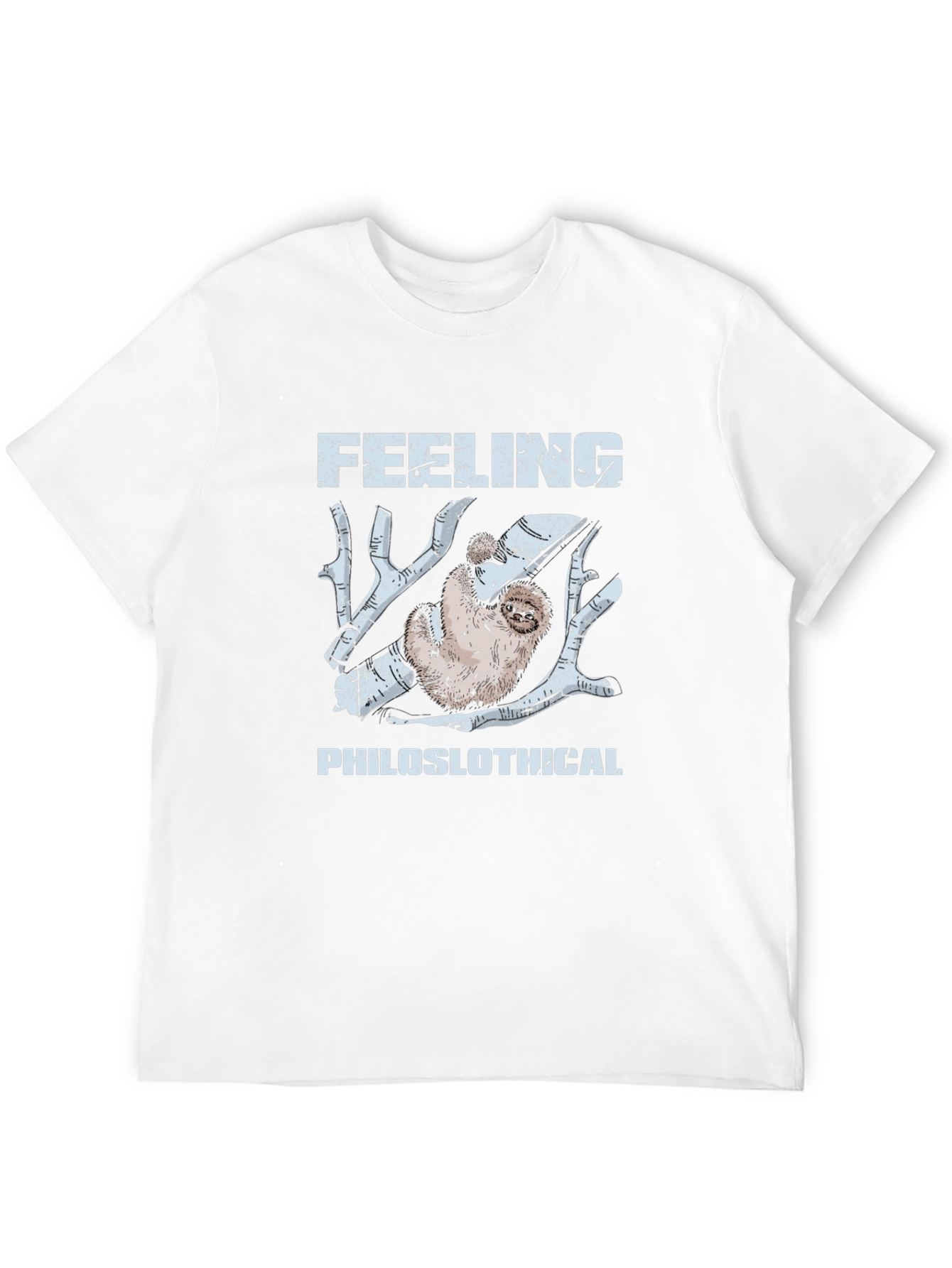 Black Philoslothical T-Shirt - Feeling Slothy & Philosophical view 12