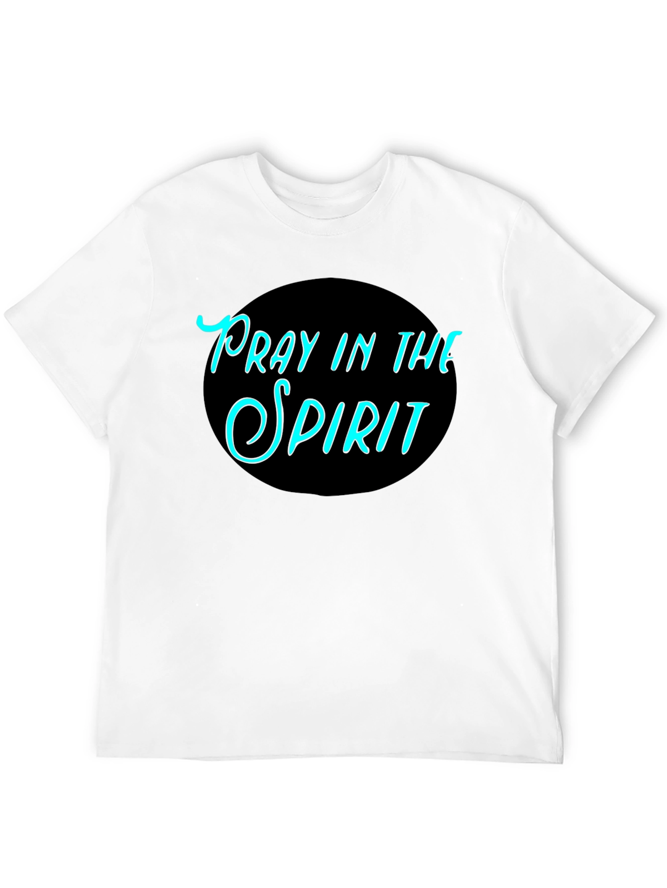 Black Pray In The Spirit Black T-Shirt Christian Graphic Tee view 12