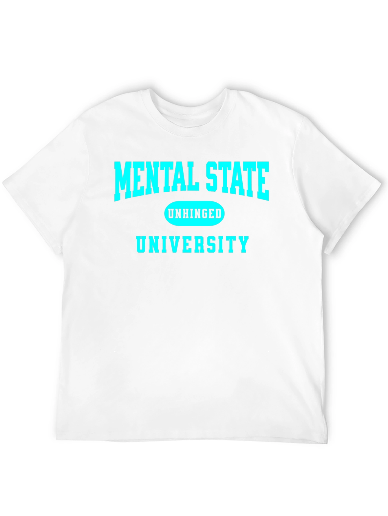 Black Mental State Unhinged University Graphic Tee view 12