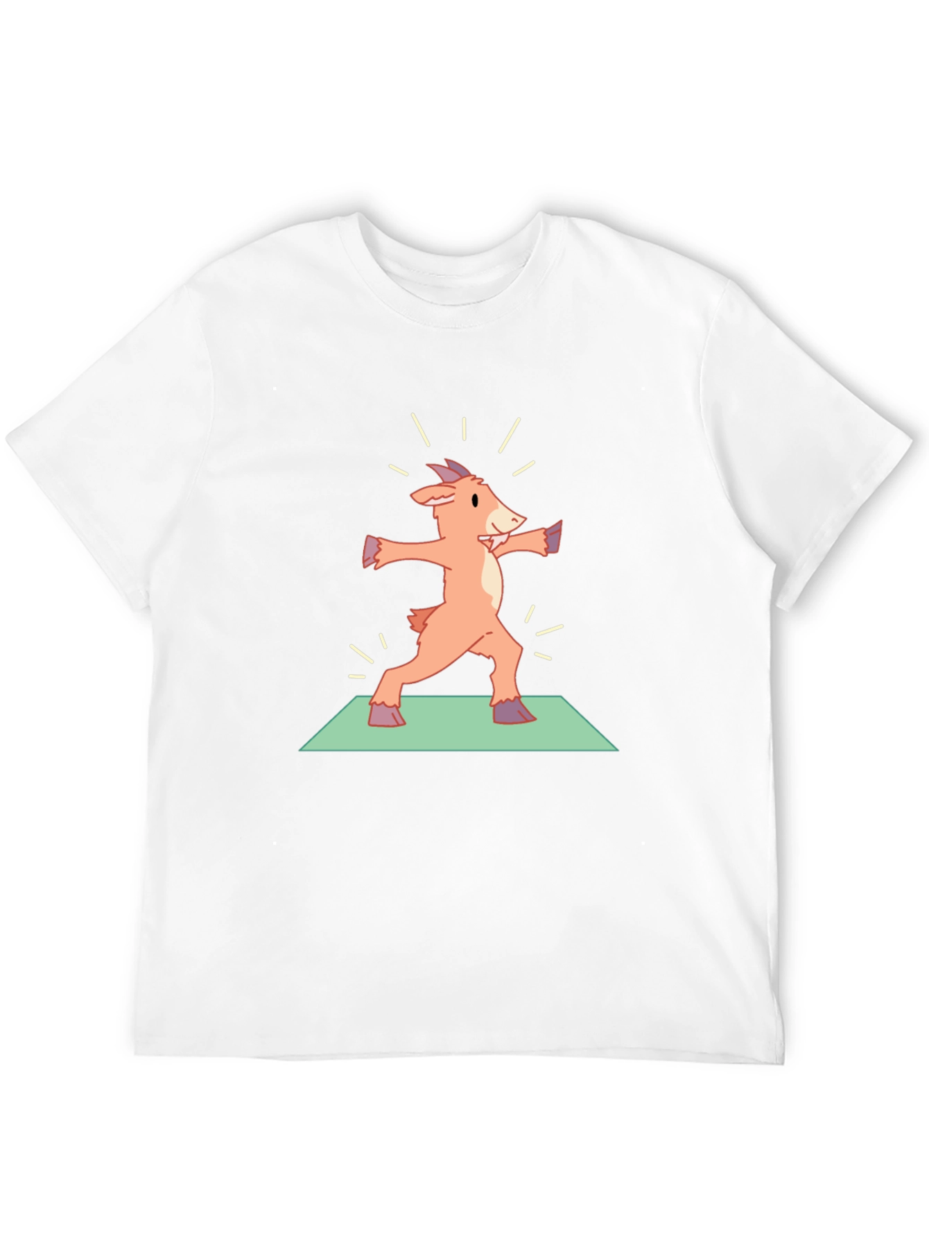 Black Yoga Goat Black T-Shirt view 12