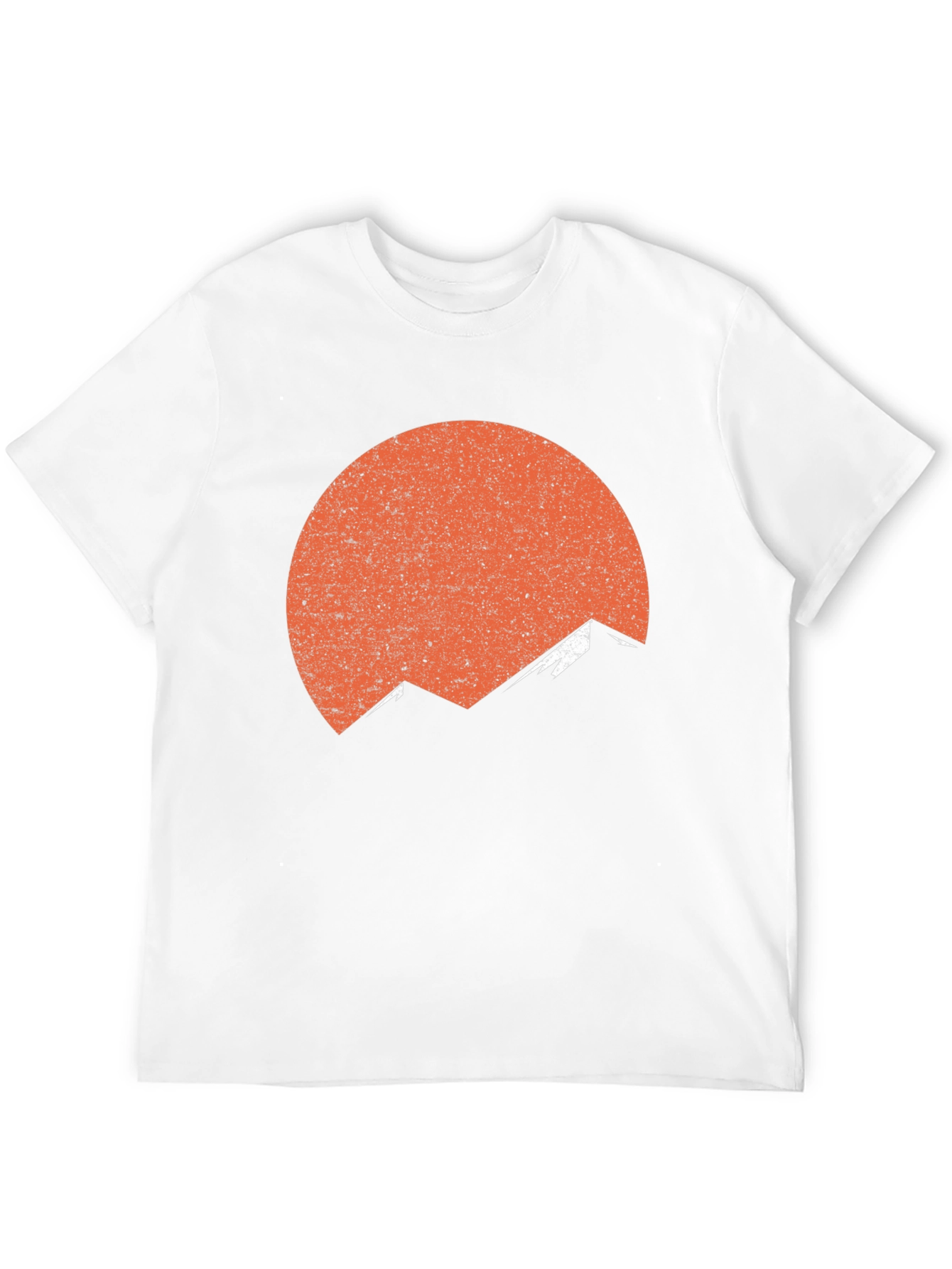 Black Retro Mountain Sunset Graphic Tee - Black view 12