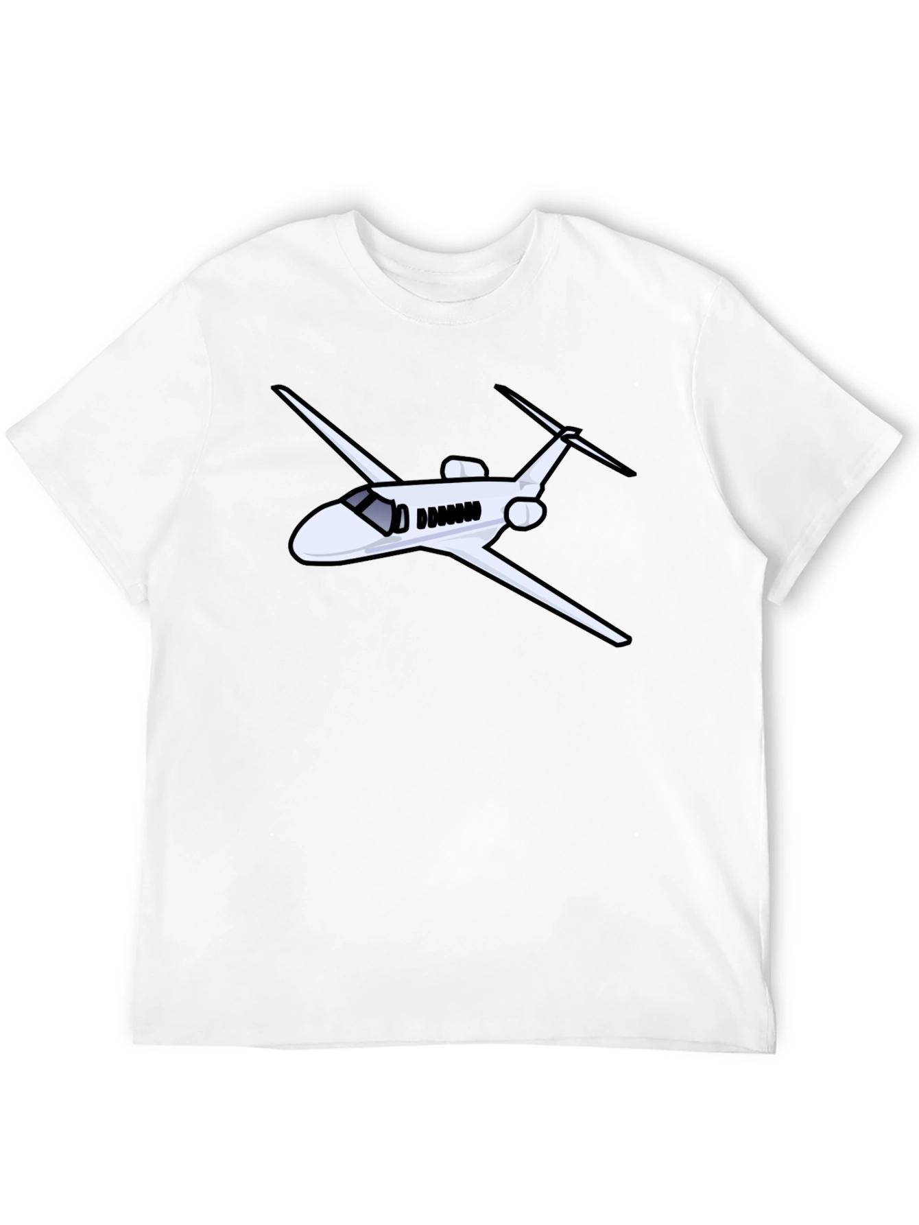 Black Airplane Graphic Black Tee - Pilot Gift view 12