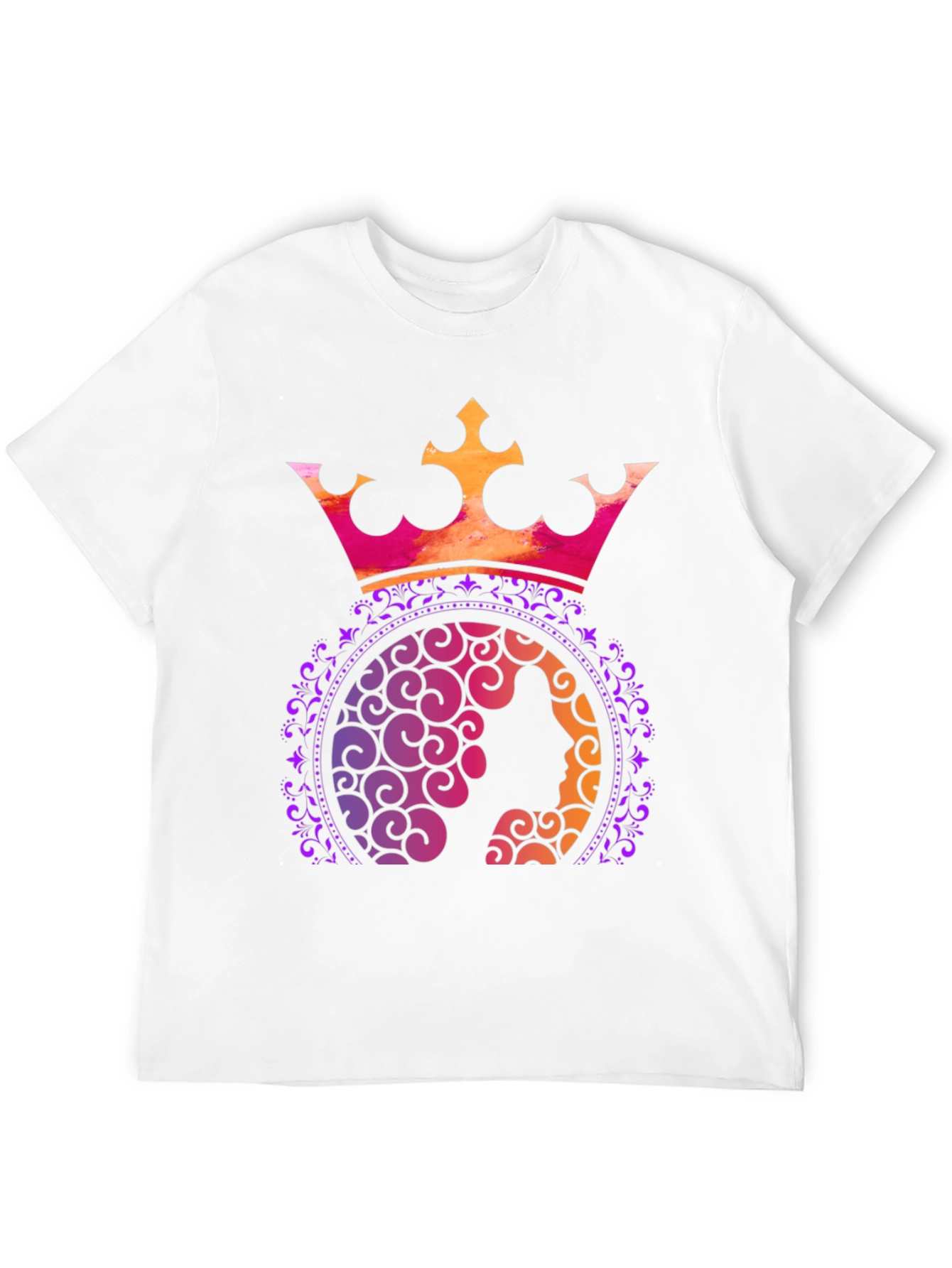 Black Queen Crown Graphic T-Shirt - Stylish Tee view 12