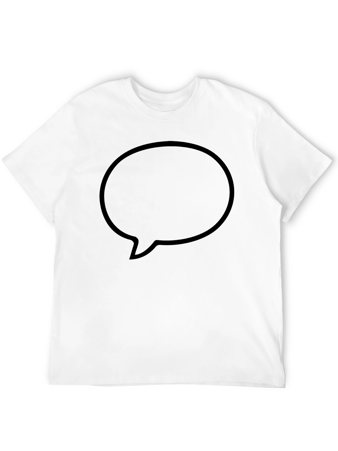 Black Black Graphic Tee - Speech Bubble view 12