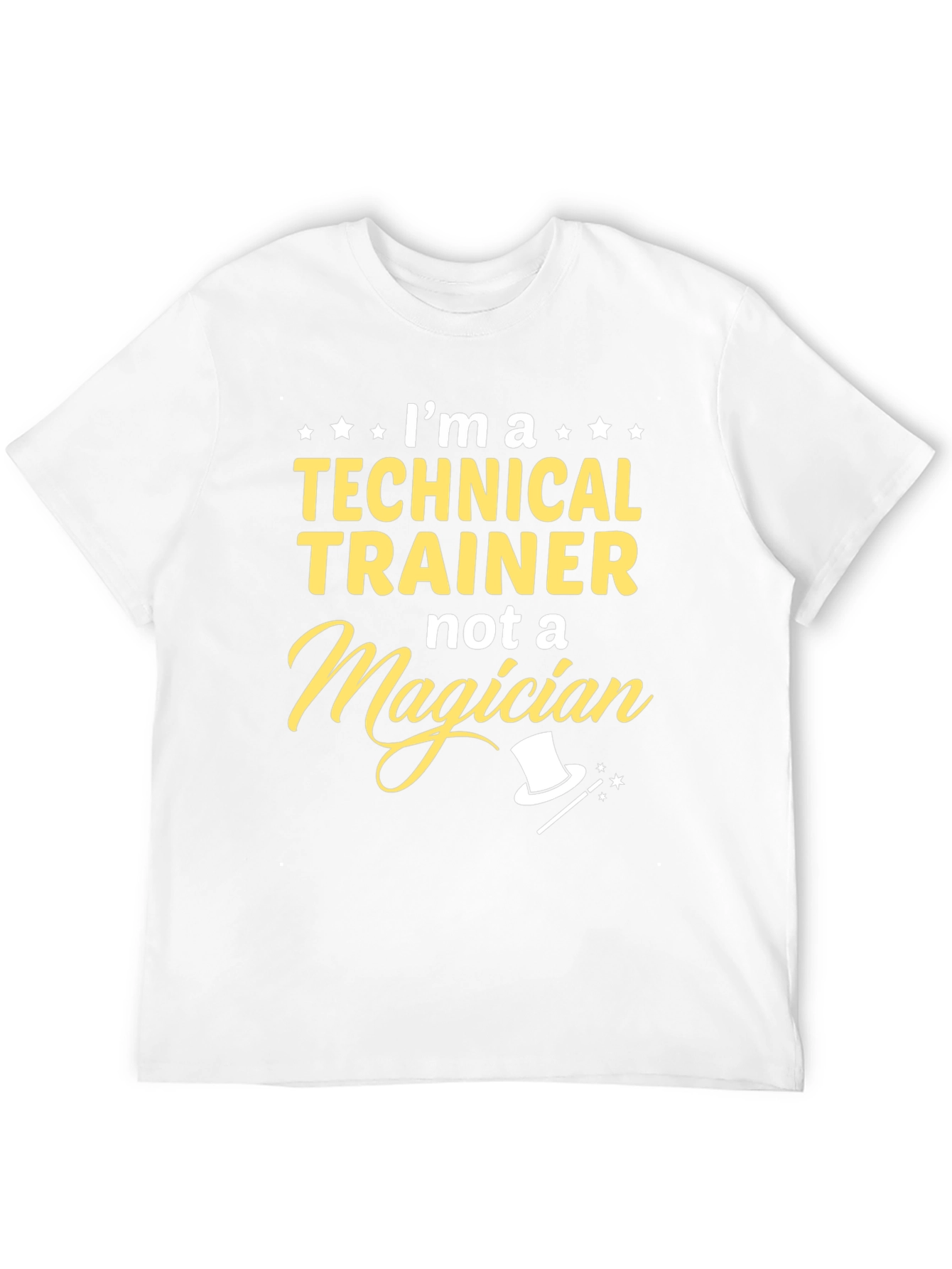 Black Technical Trainer T-Shirt - I'm Not a Magician view 12