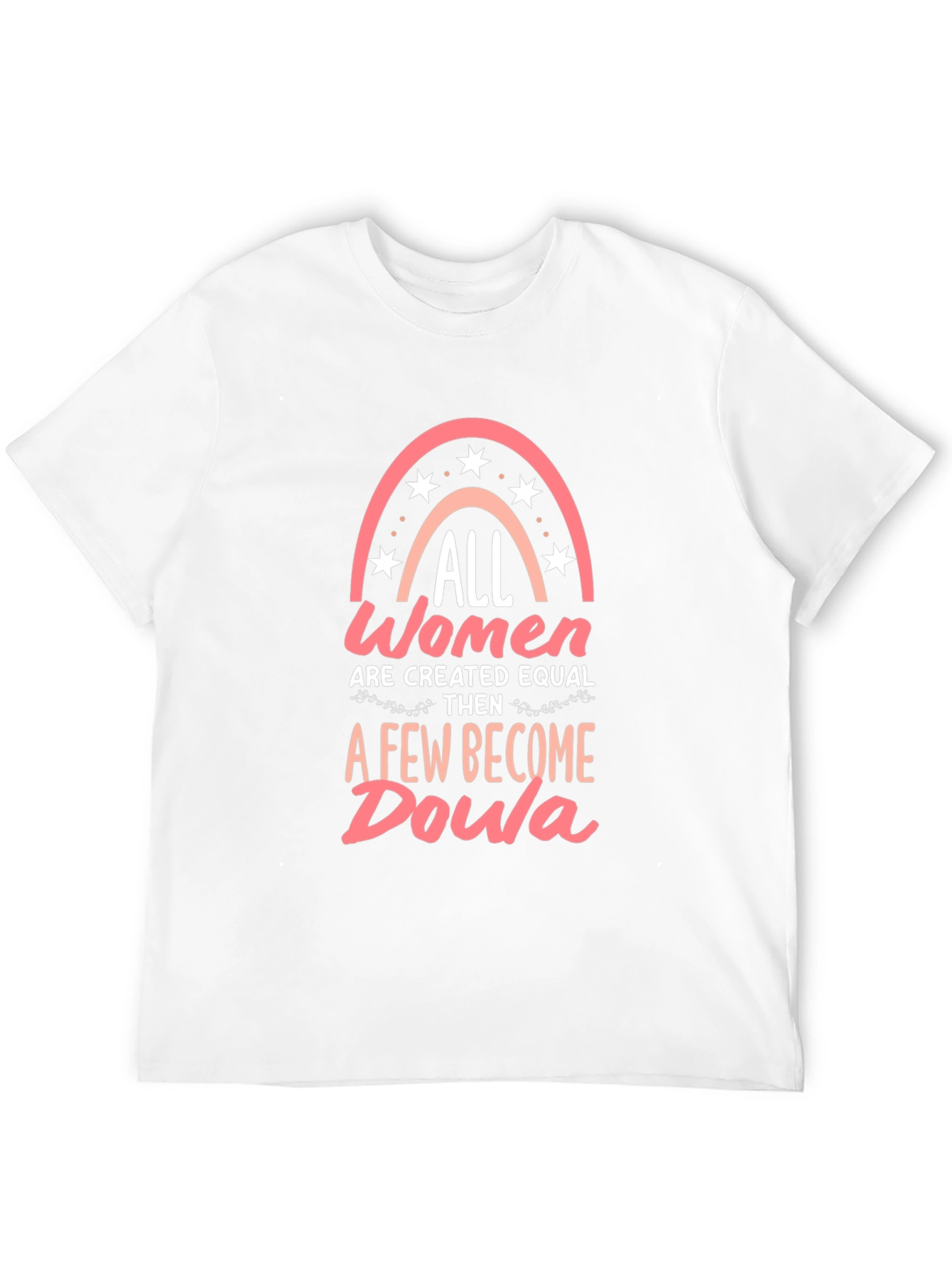 Black All Women Created Equal Doula Graphic T-Shirt view 12