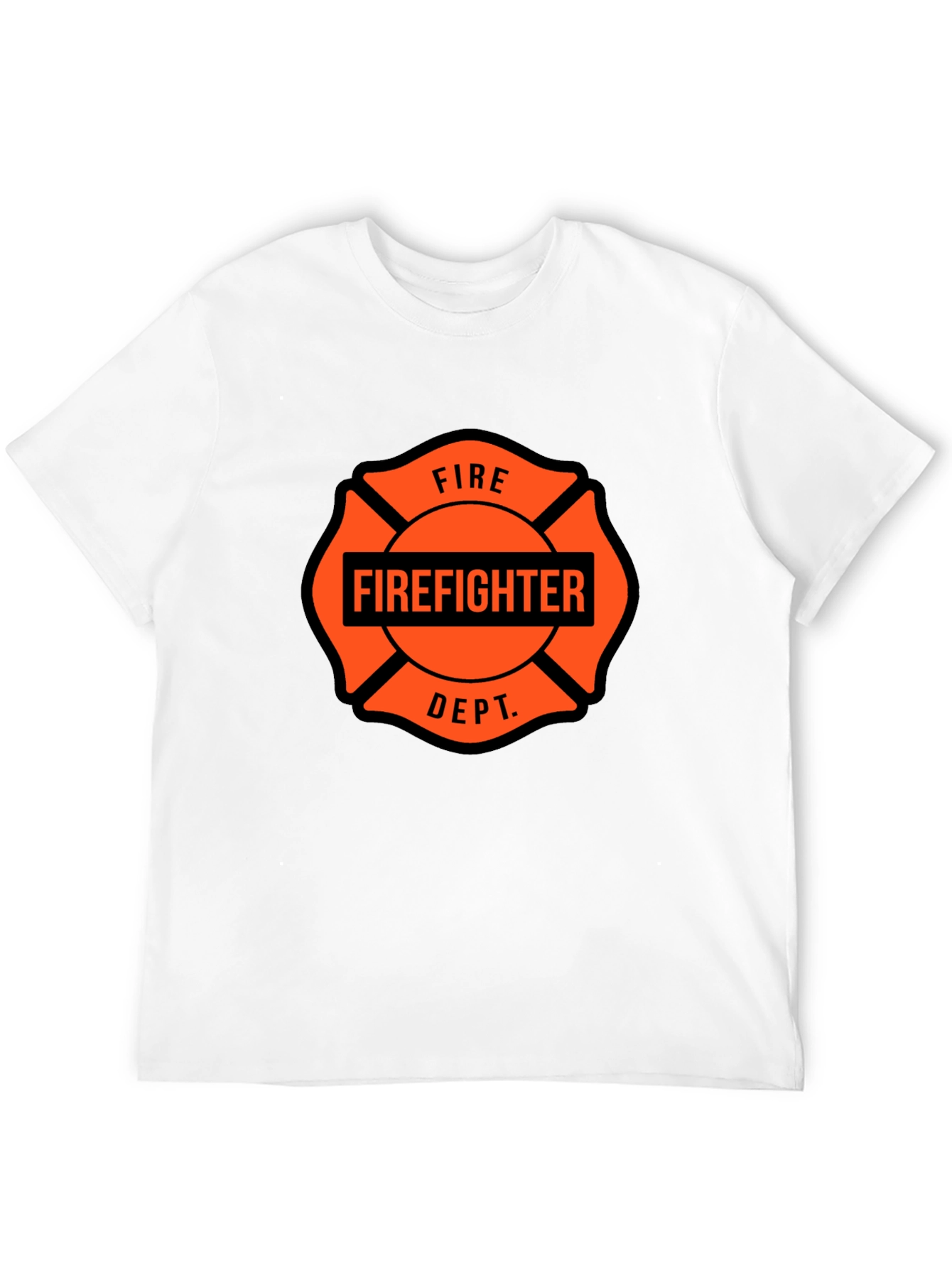 Black Firefighter Dept. Graphic T-Shirt view 12