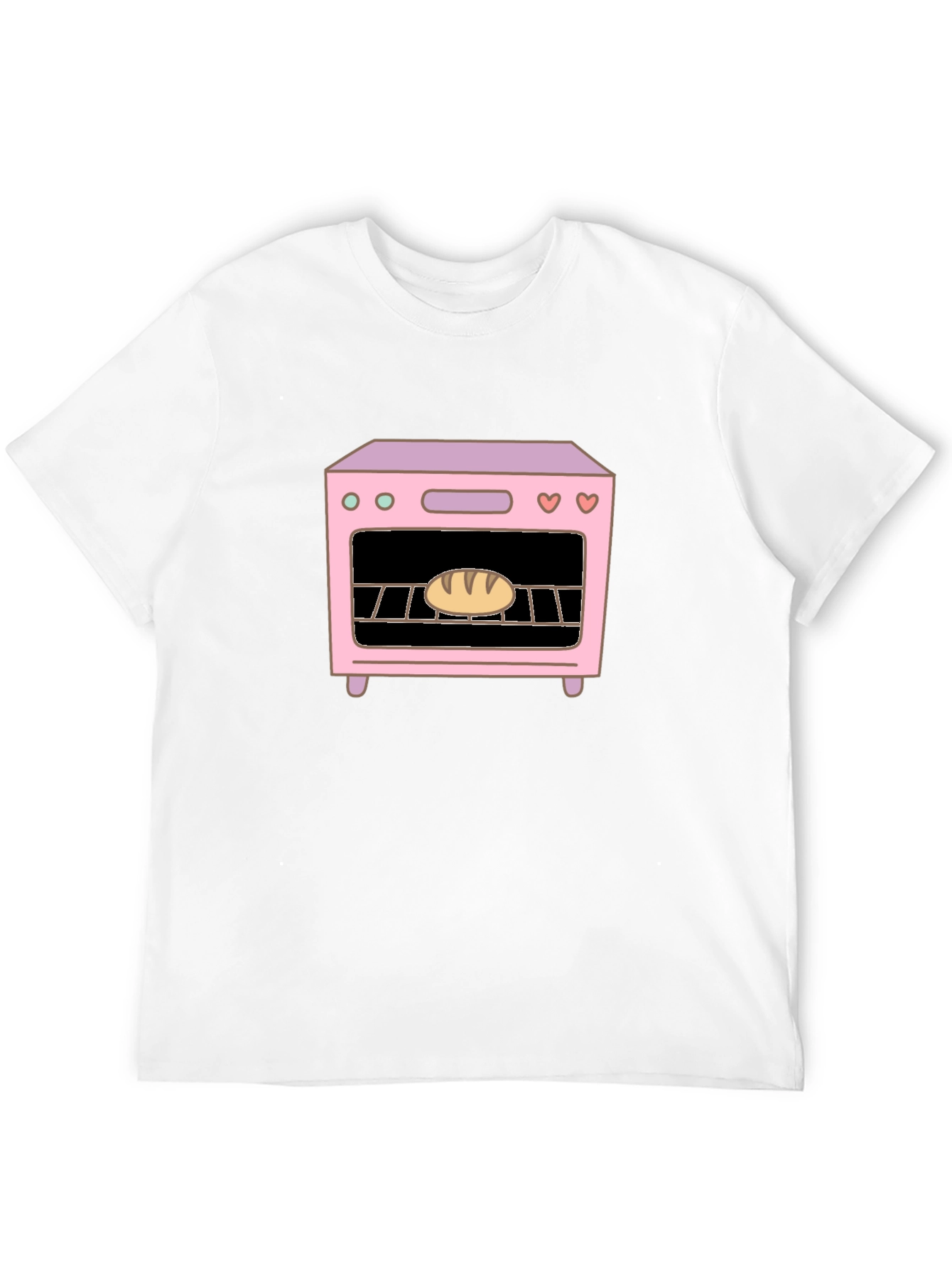 Baking Bread T-Shirt - Cute Oven Design - 12