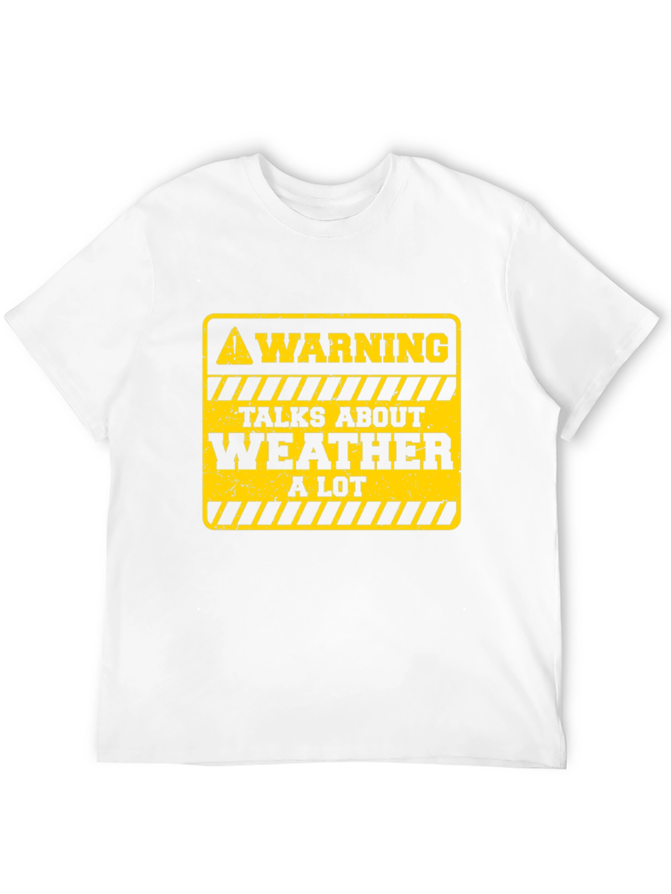 Black Warning: Talks About Weather T-Shirt view 12