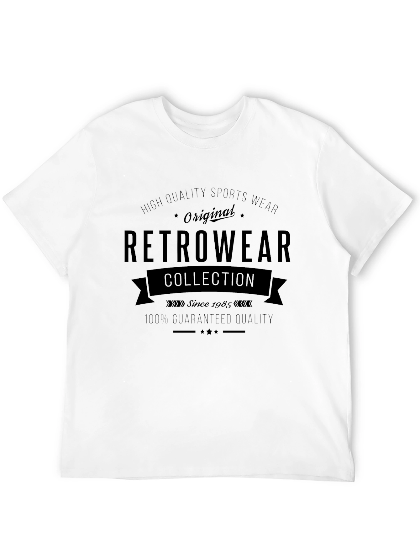 Black Retro Sportswear Graphic Tee view 12