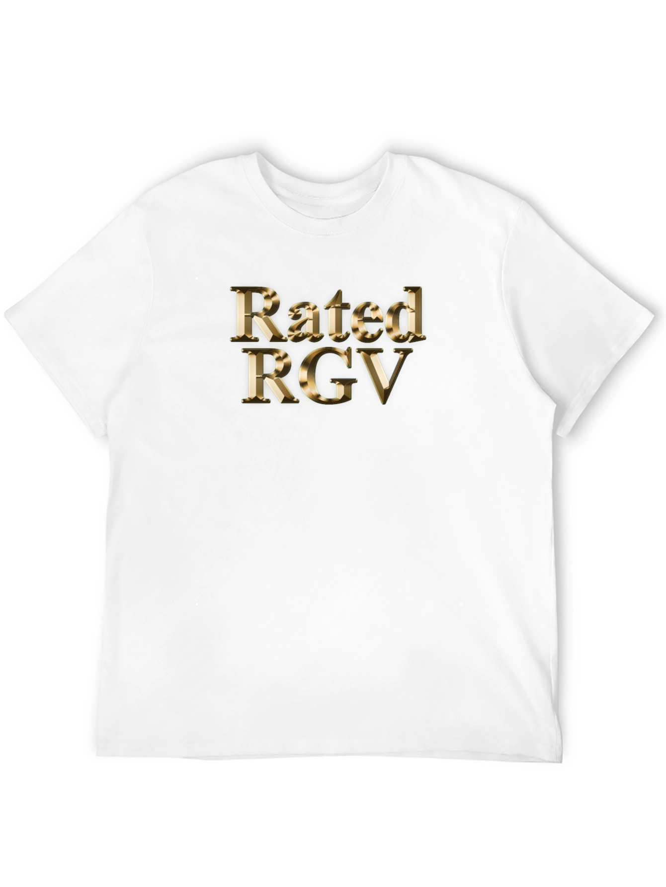 Black Rated RGV Graphic Tee - Cool Design Black T-Shirt view 12