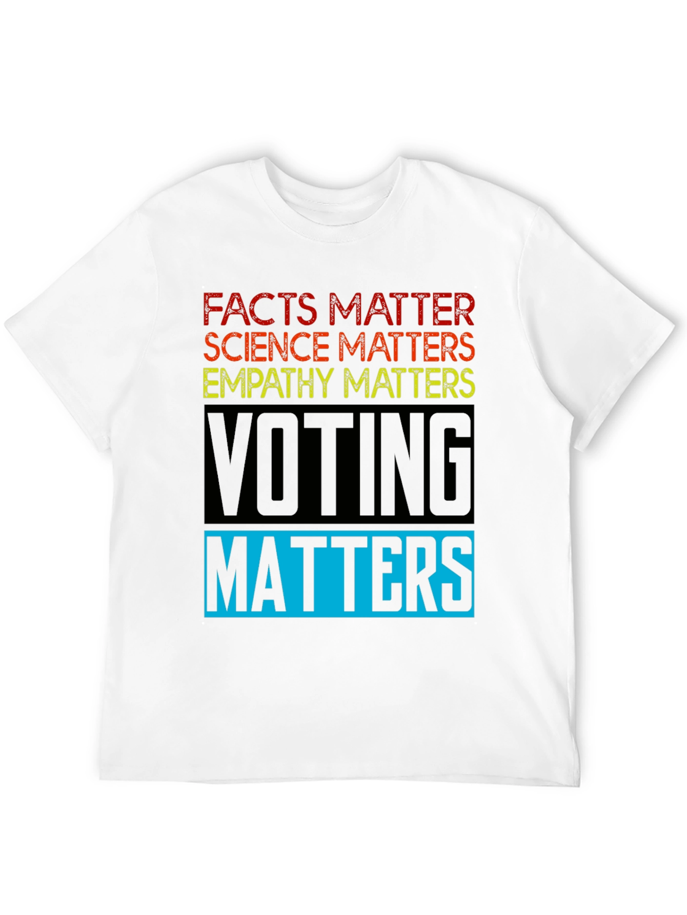 Black Facts Matter Graphic T-Shirt view 12