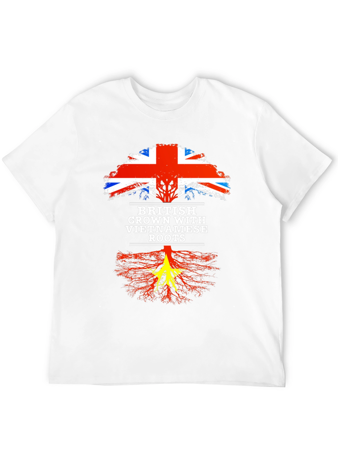 Black British Grown with Vietnamese Roots T-Shirt view 12