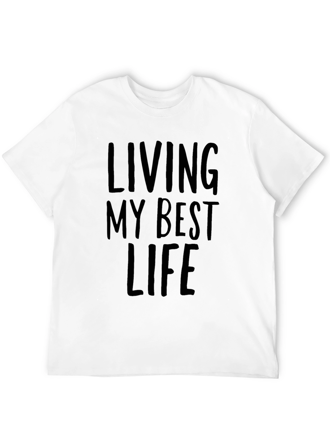 Black Living My Best Life T-Shirt - Black Tee view 12