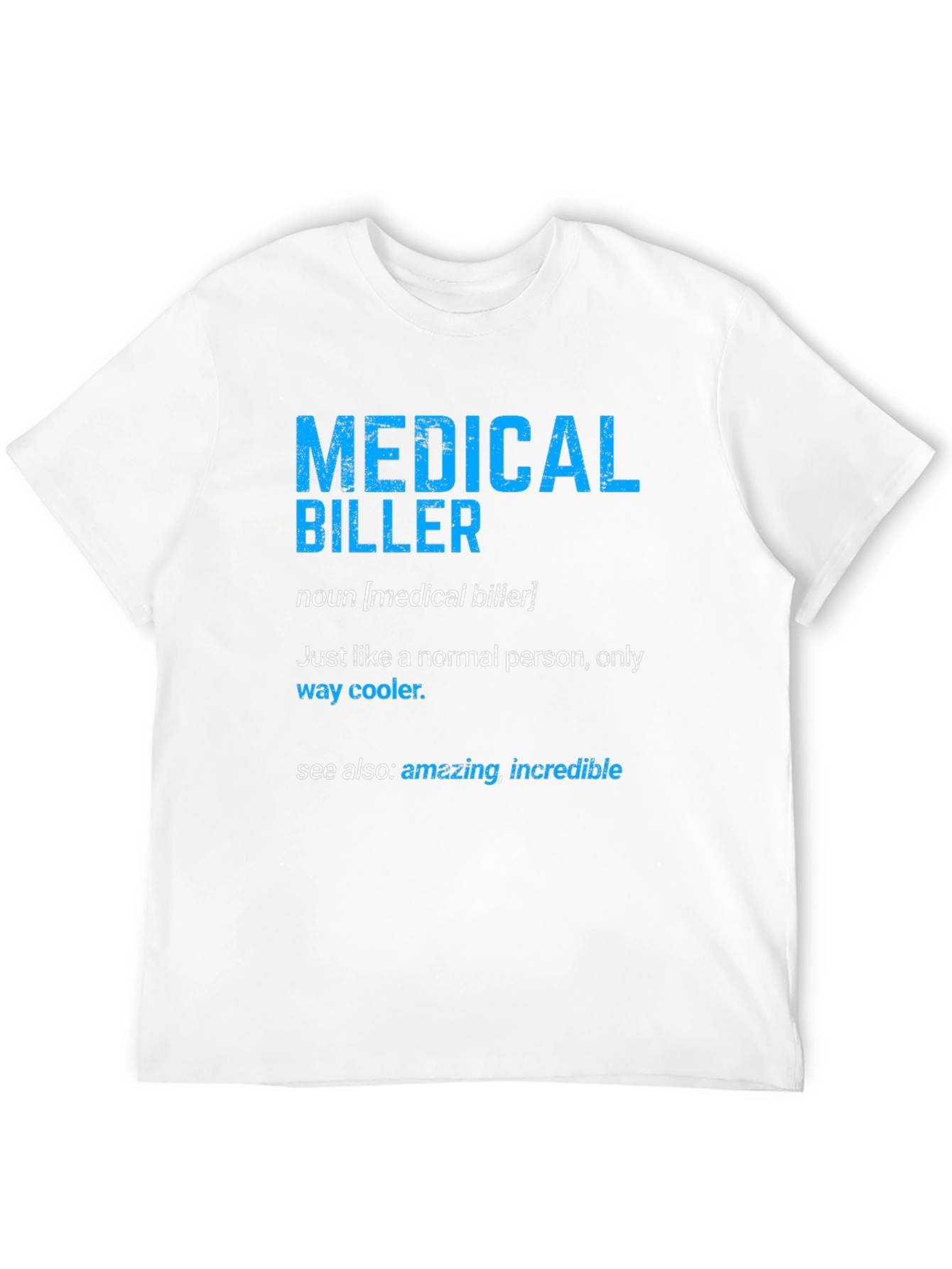 Black Medical Biller Definition T-Shirt view 12