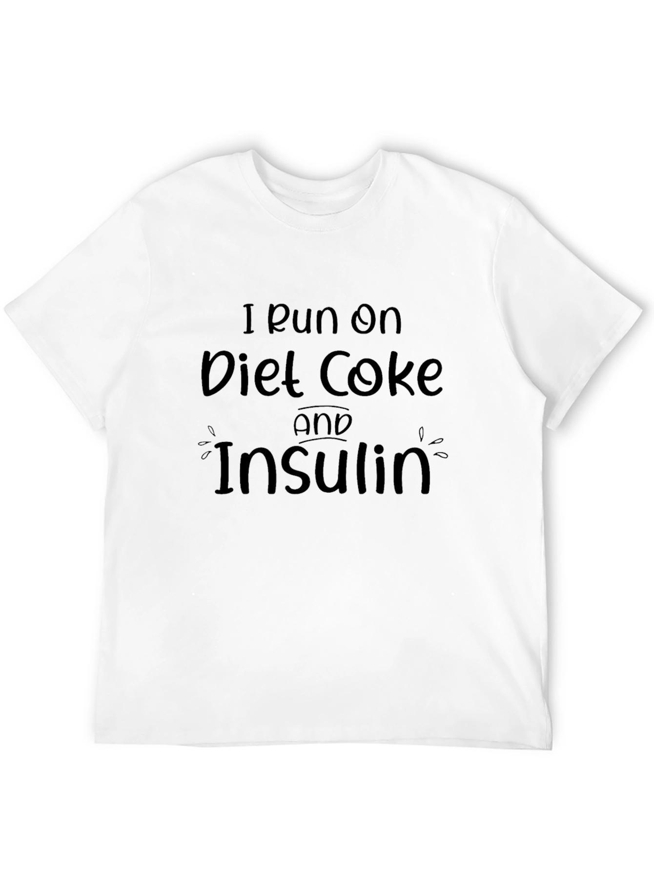 Black Diet Coke & Insulin Graphic Tee view 12