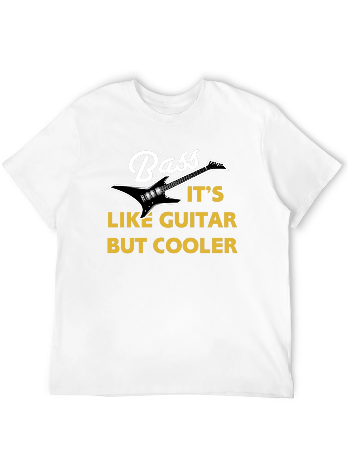 Black Bass Guitar T-Shirt: It's Like Guitar But Cooler! view 12