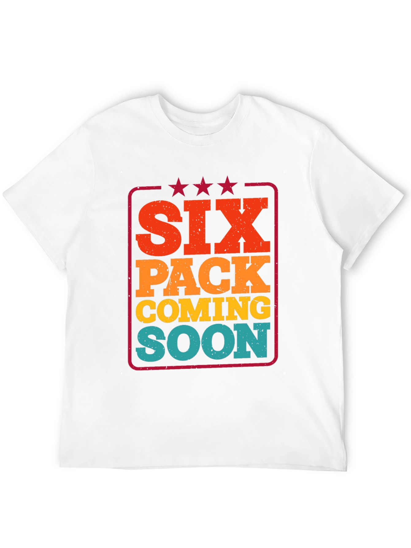 Black Six Pack Coming Soon Men's Black Graphic T-Shirt view 12