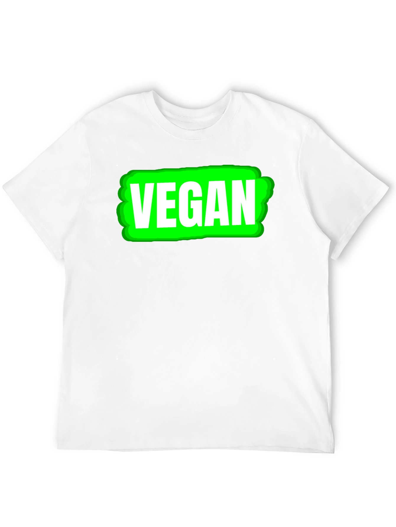 Black Vegan Graphic T-Shirt - Black, Unisex view 12