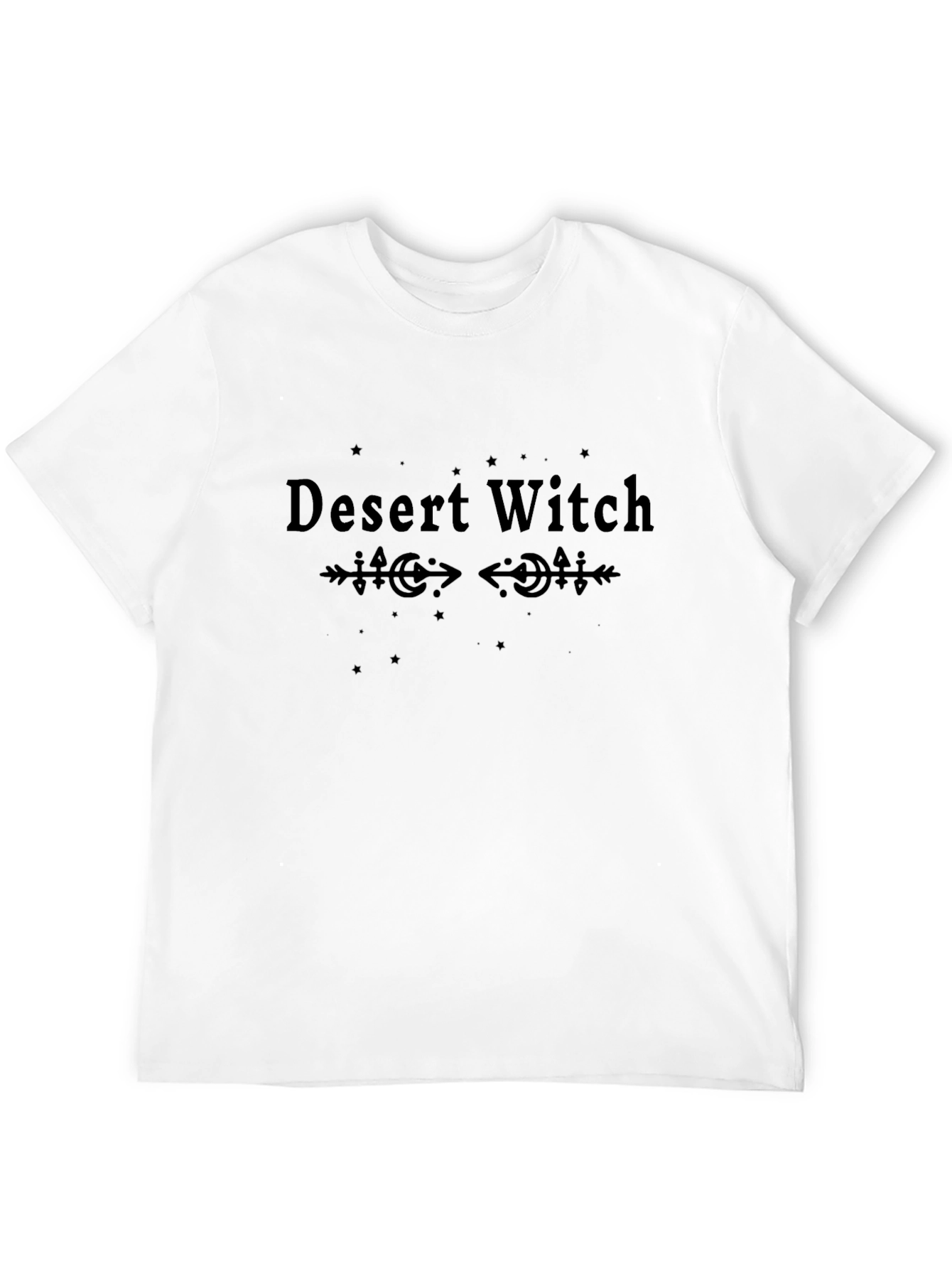 Black Desert Witch Graphic Tee - Unisex Cotton T-Shirt view 12