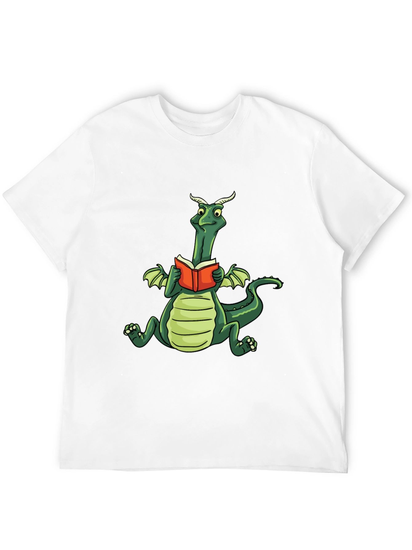 Black Dragon Reading Book Graphic Tee view 12