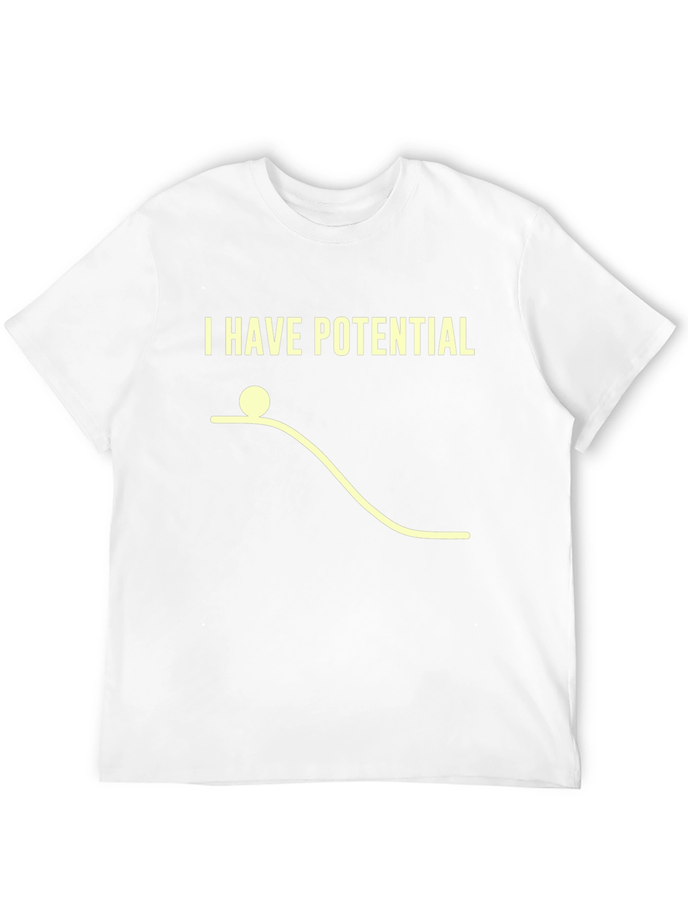 Black I Have Potential T-Shirt - Physics Humor Tee view 12