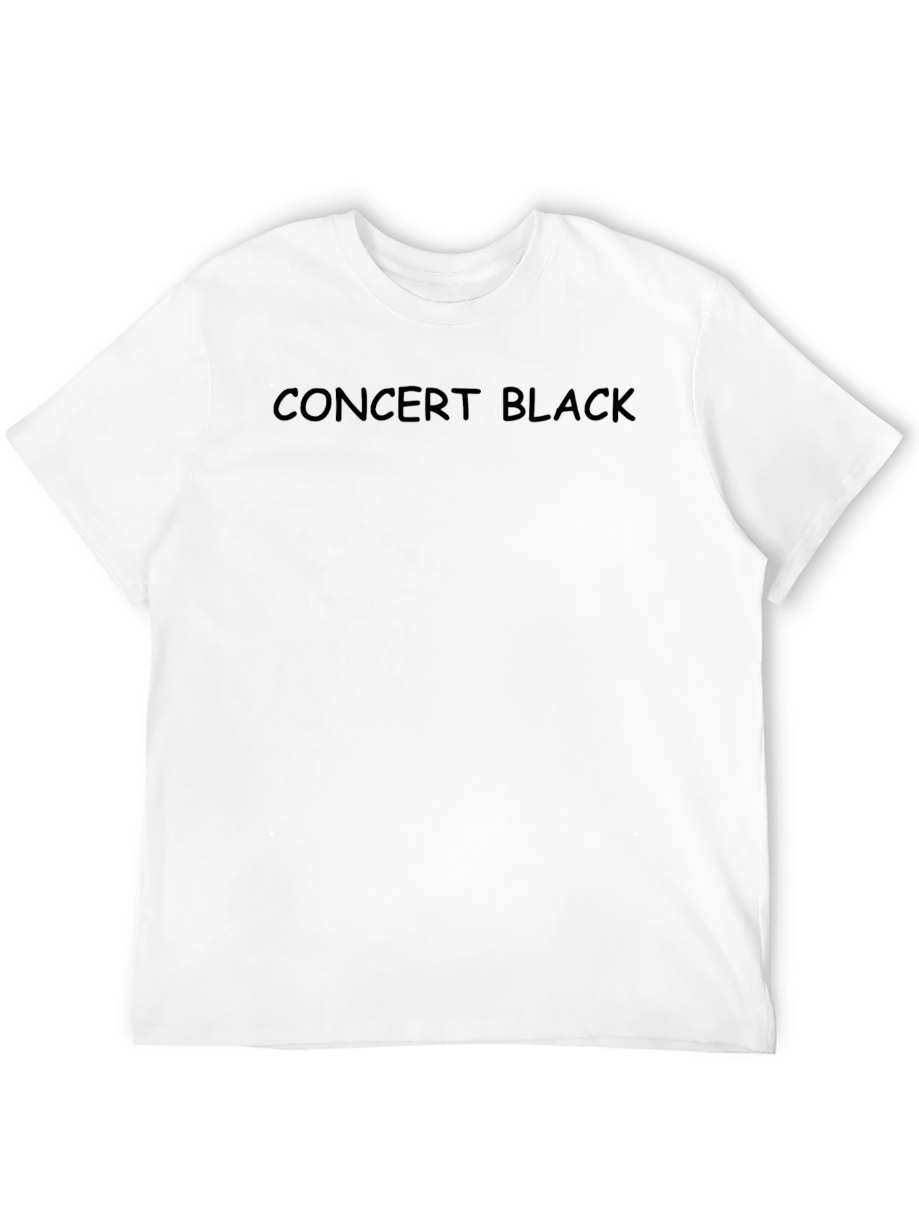 Concert Black Graphic Tee - Men's Casual Style - 12