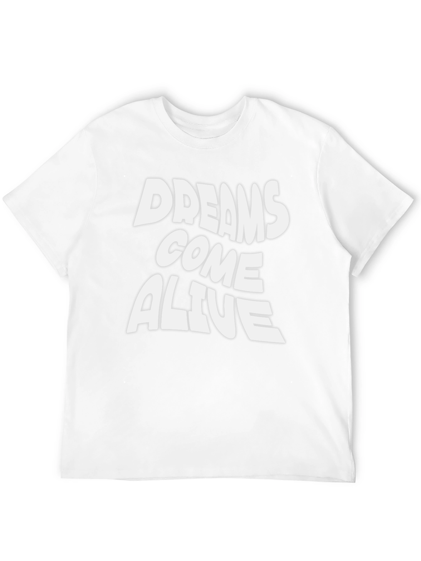Black Dreams Come Alive Black Graphic T-Shirt view 12