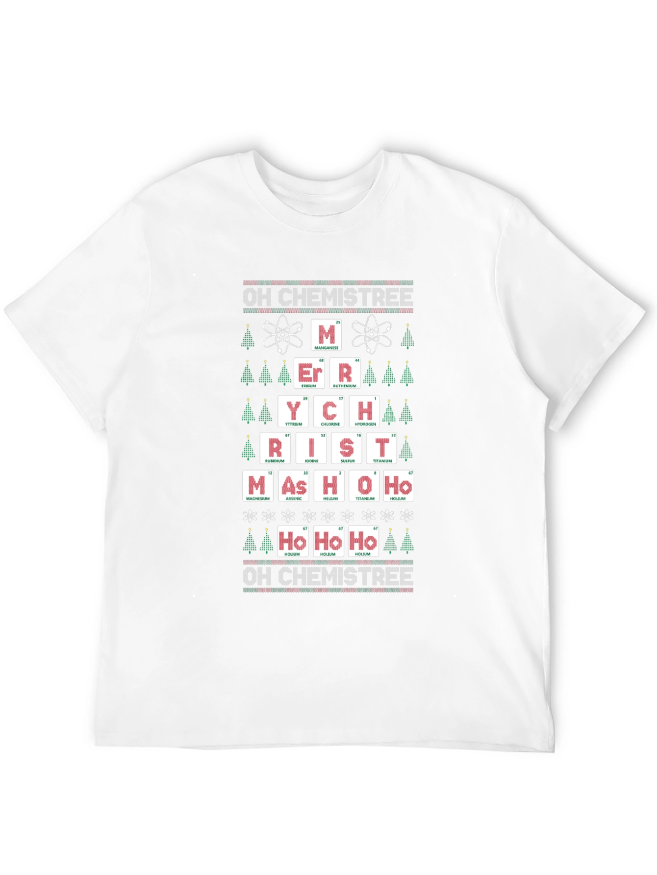 Oh Chemistree! Periodic Table Christmas T-Shirt - 12
