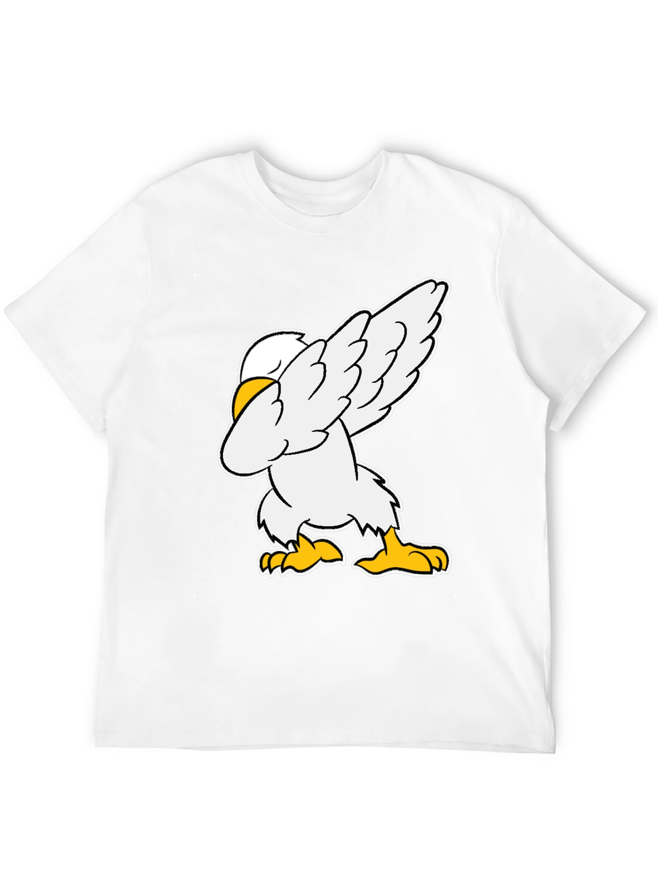 Black Dabbing Chicken Graphic Tee - Black view 12