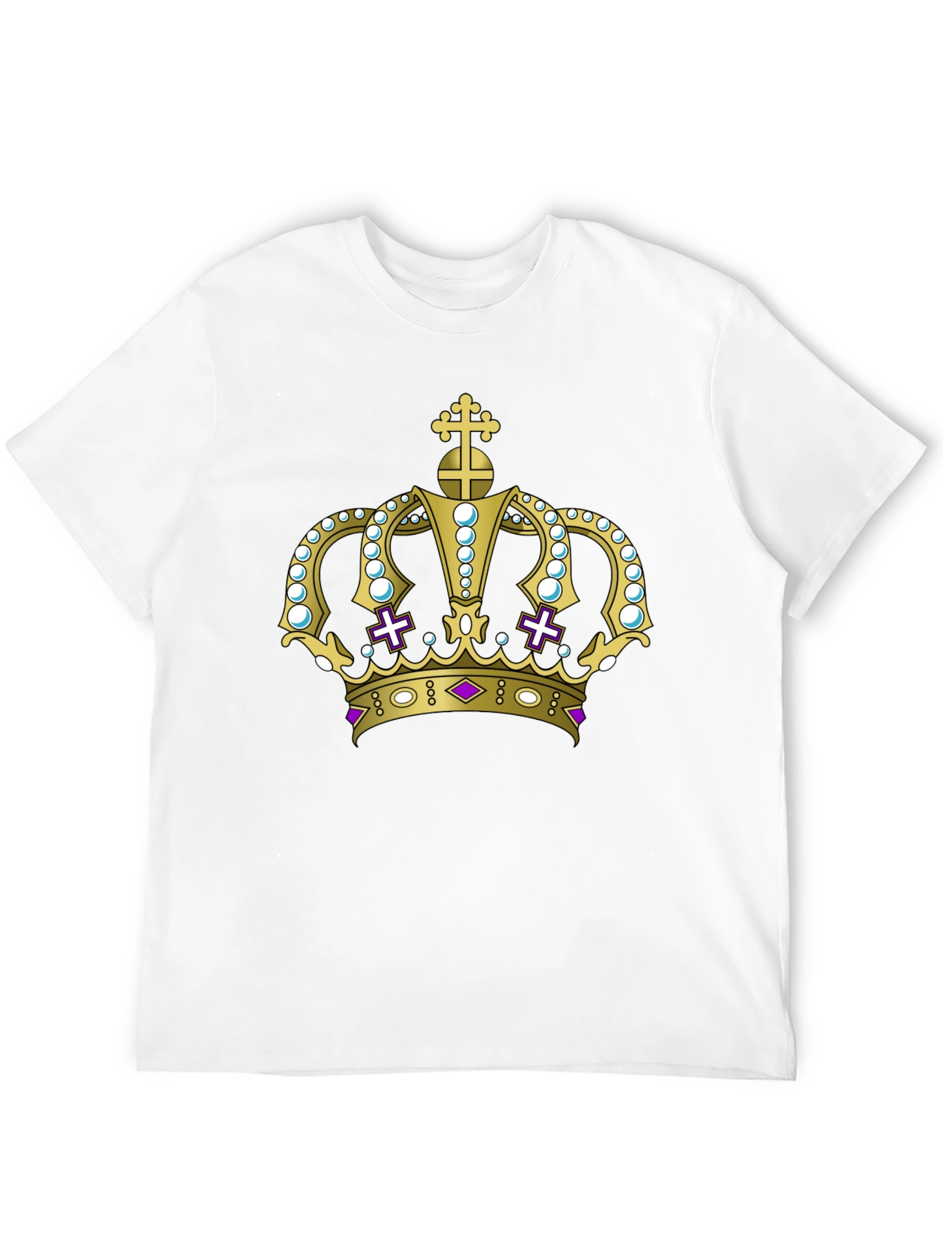 Black Regal Crown Graphic T-Shirt - Black view 12