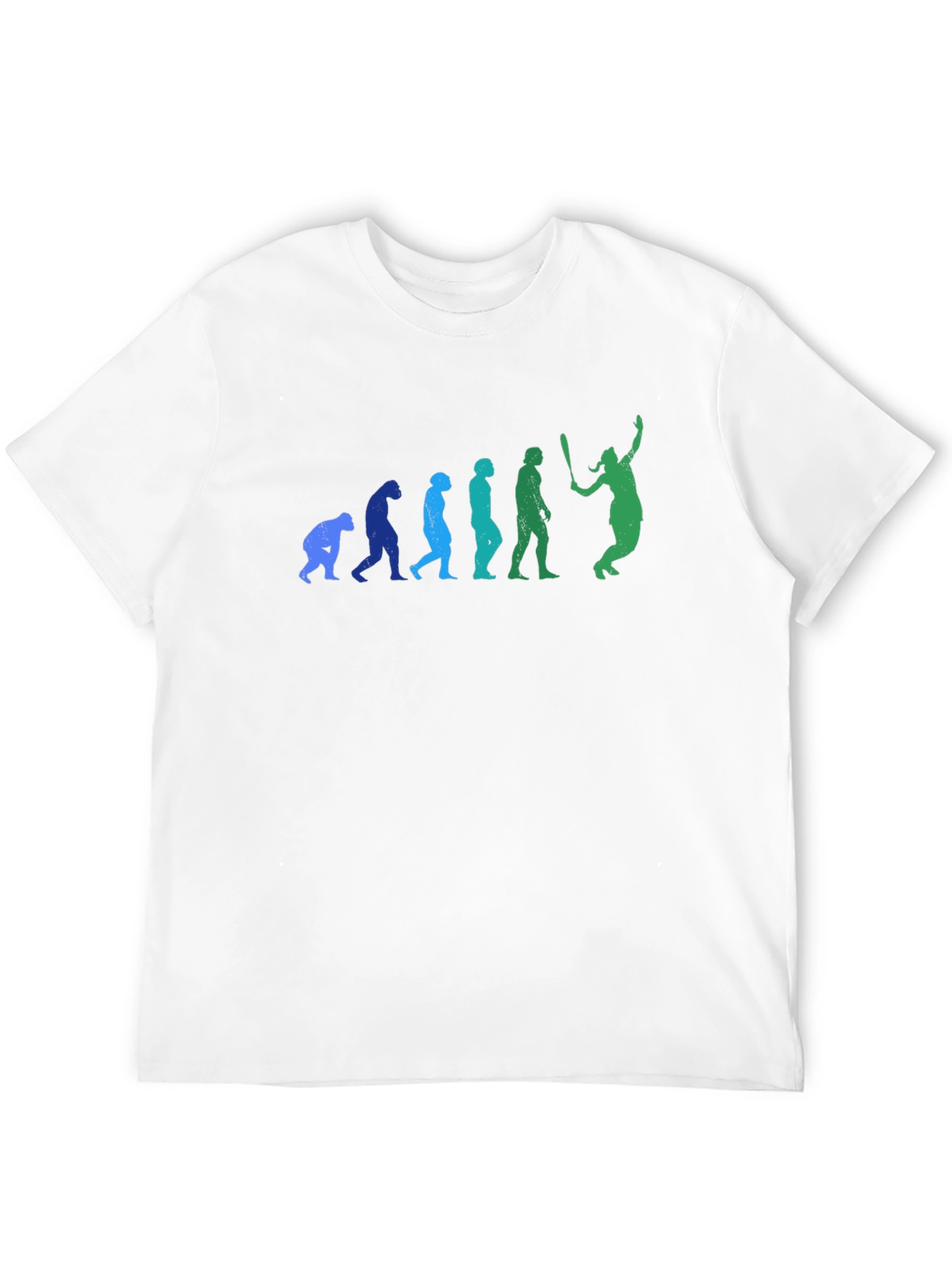 Black Evolution of Baseball T-Shirt - Funny Graphic Tee view 12