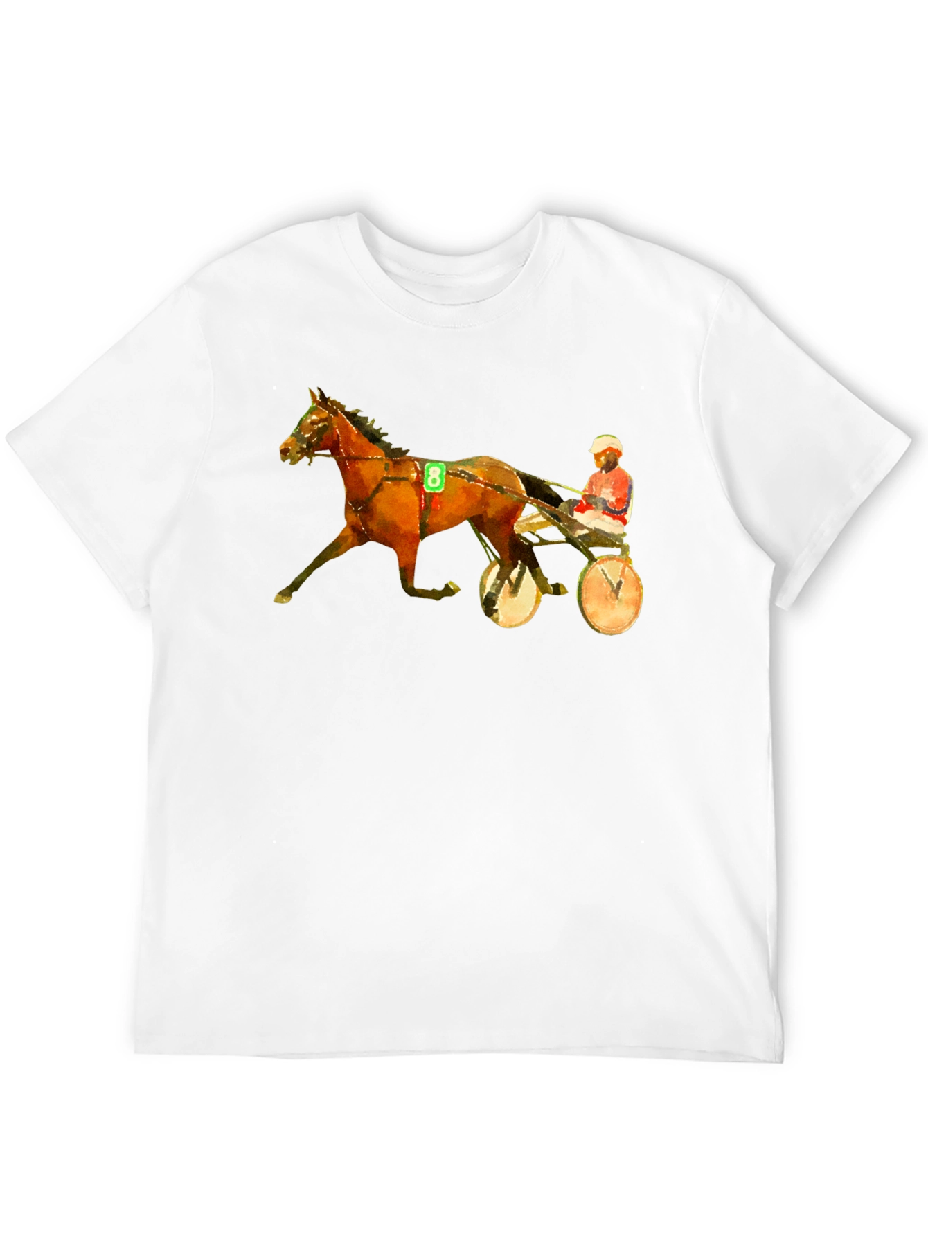Black Harness Racing Graphic Tee - Black T-Shirt view 12