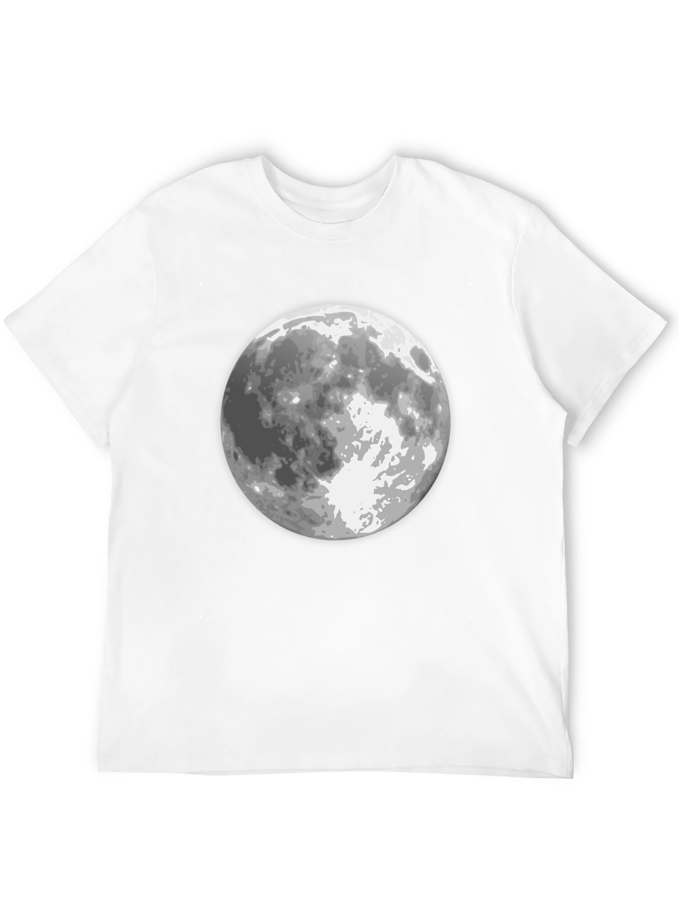 Black Moon Graphic Black T-Shirt for Men view 12