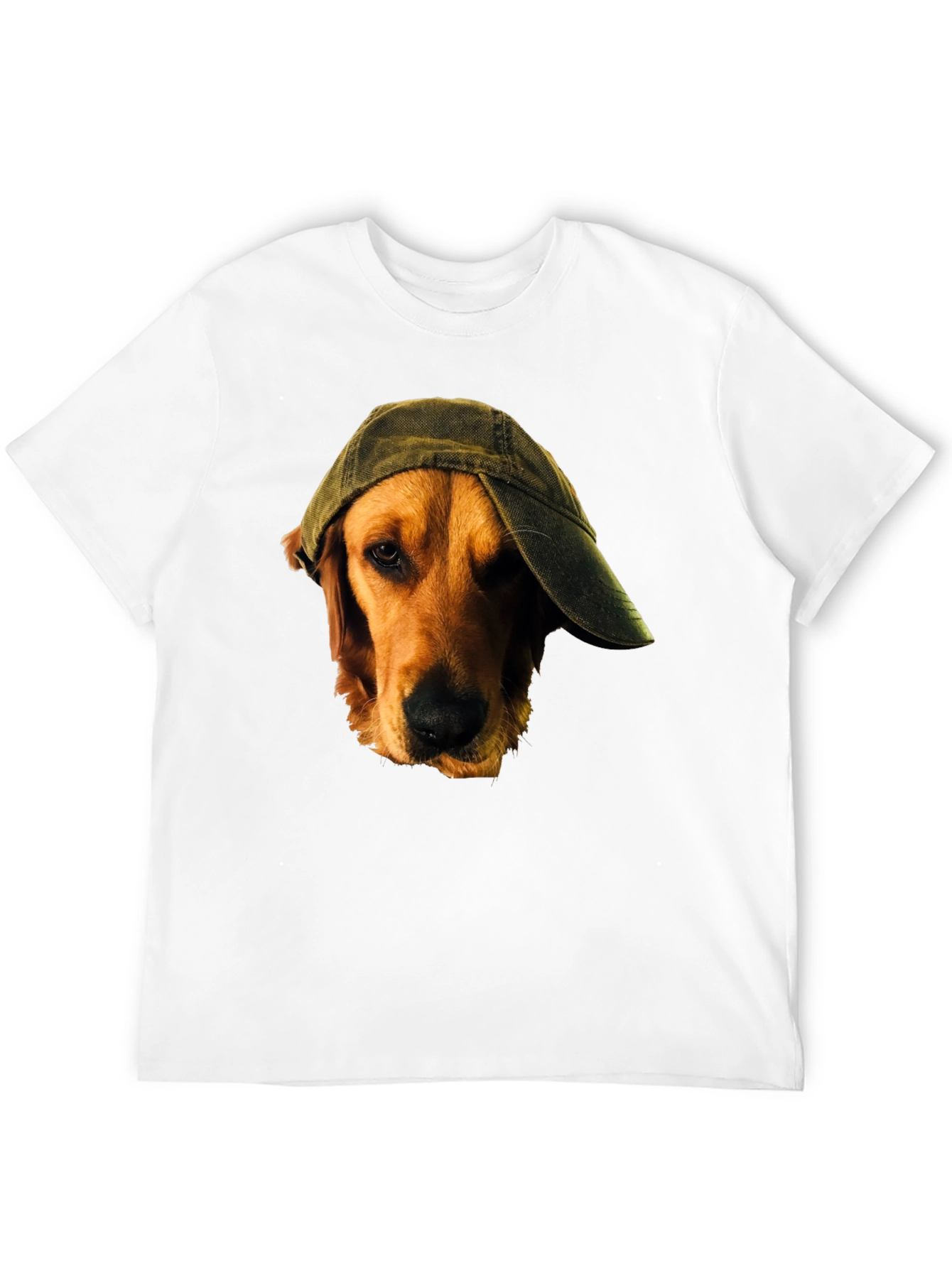Black Dog in Hat Black T-Shirt view 12