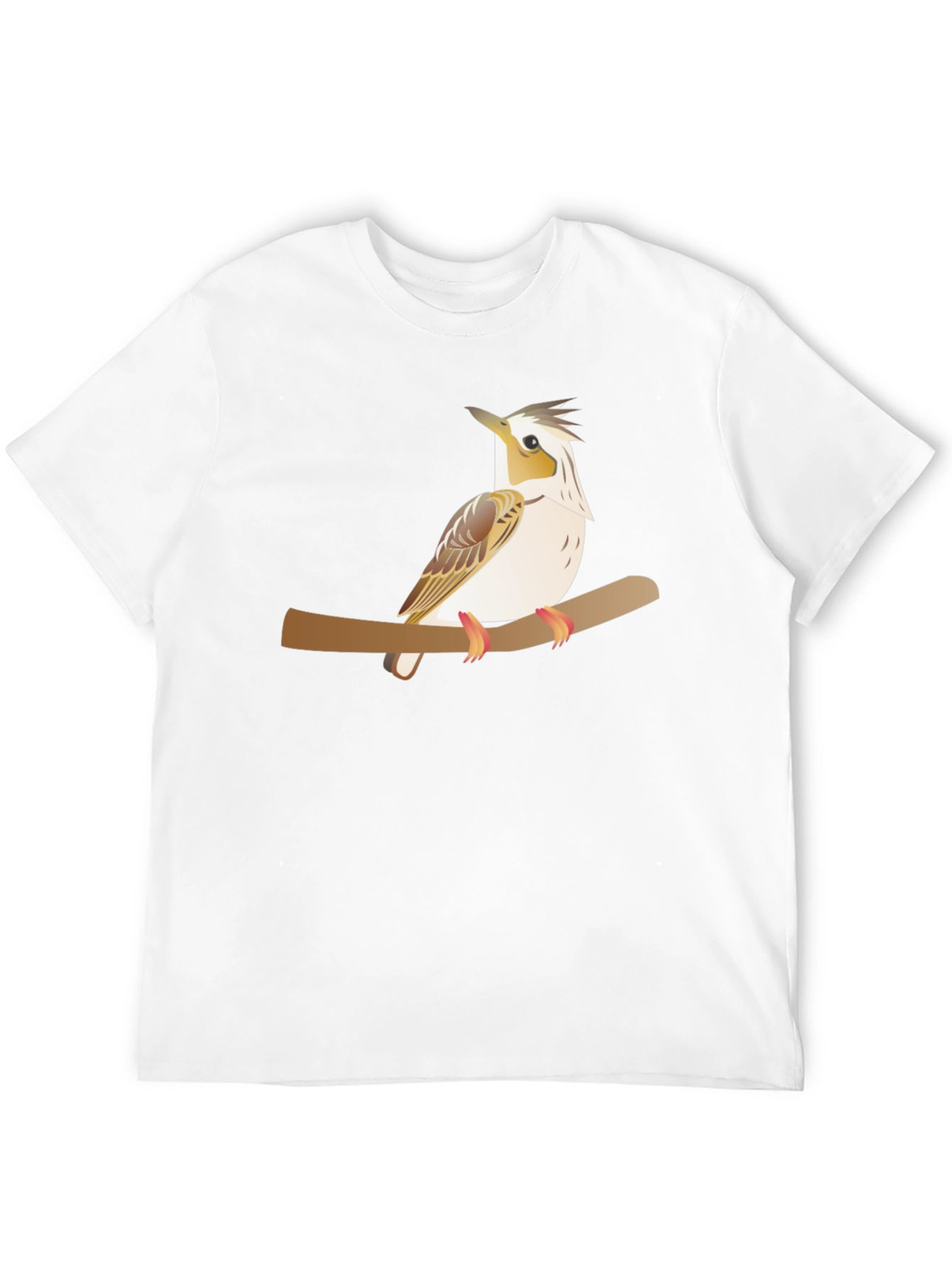 Black Bird on Branch Graphic Tee - Unisex Black T-Shirt view 12