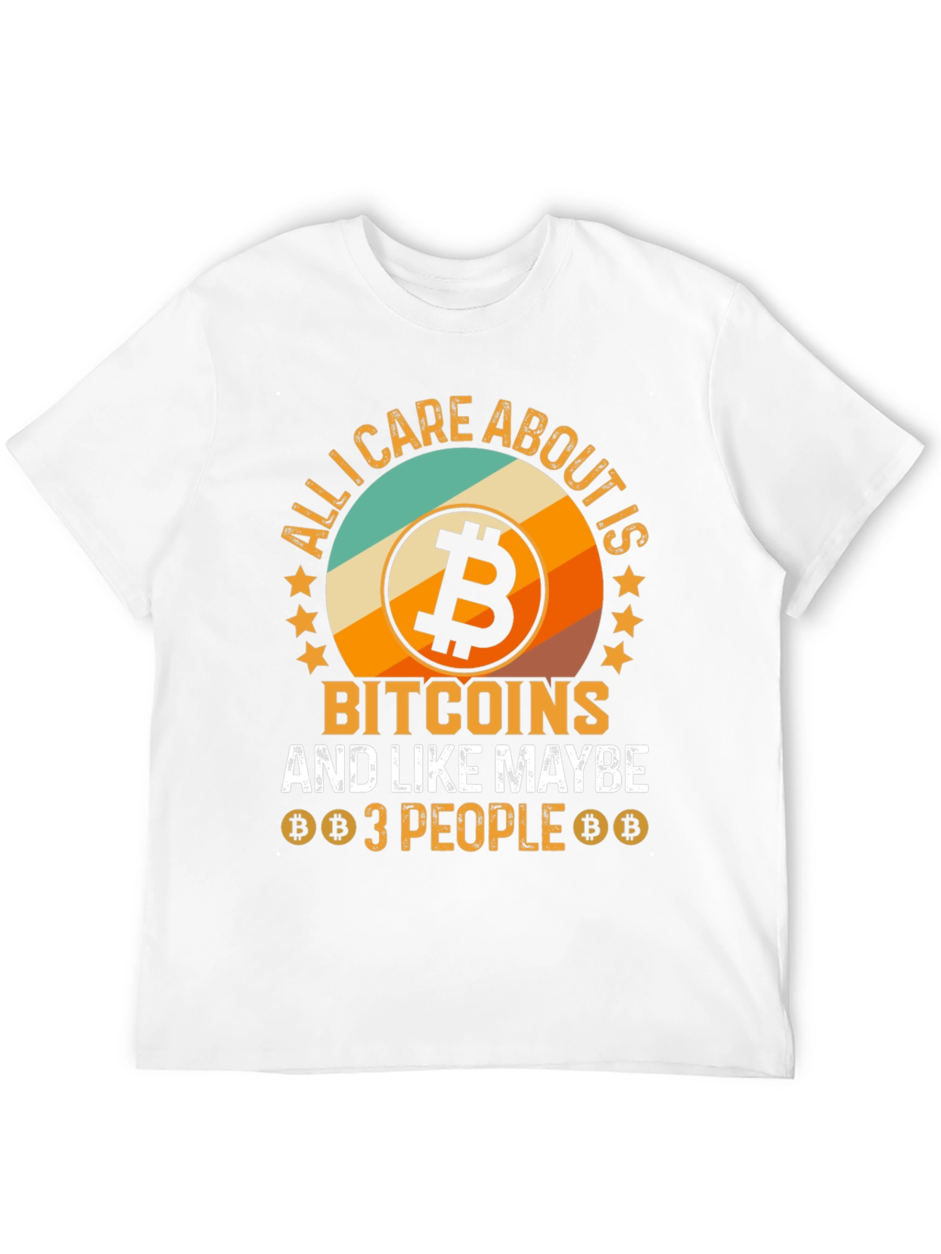 Black Bitcoin T-Shirt - Crypto Lover Tee view 12