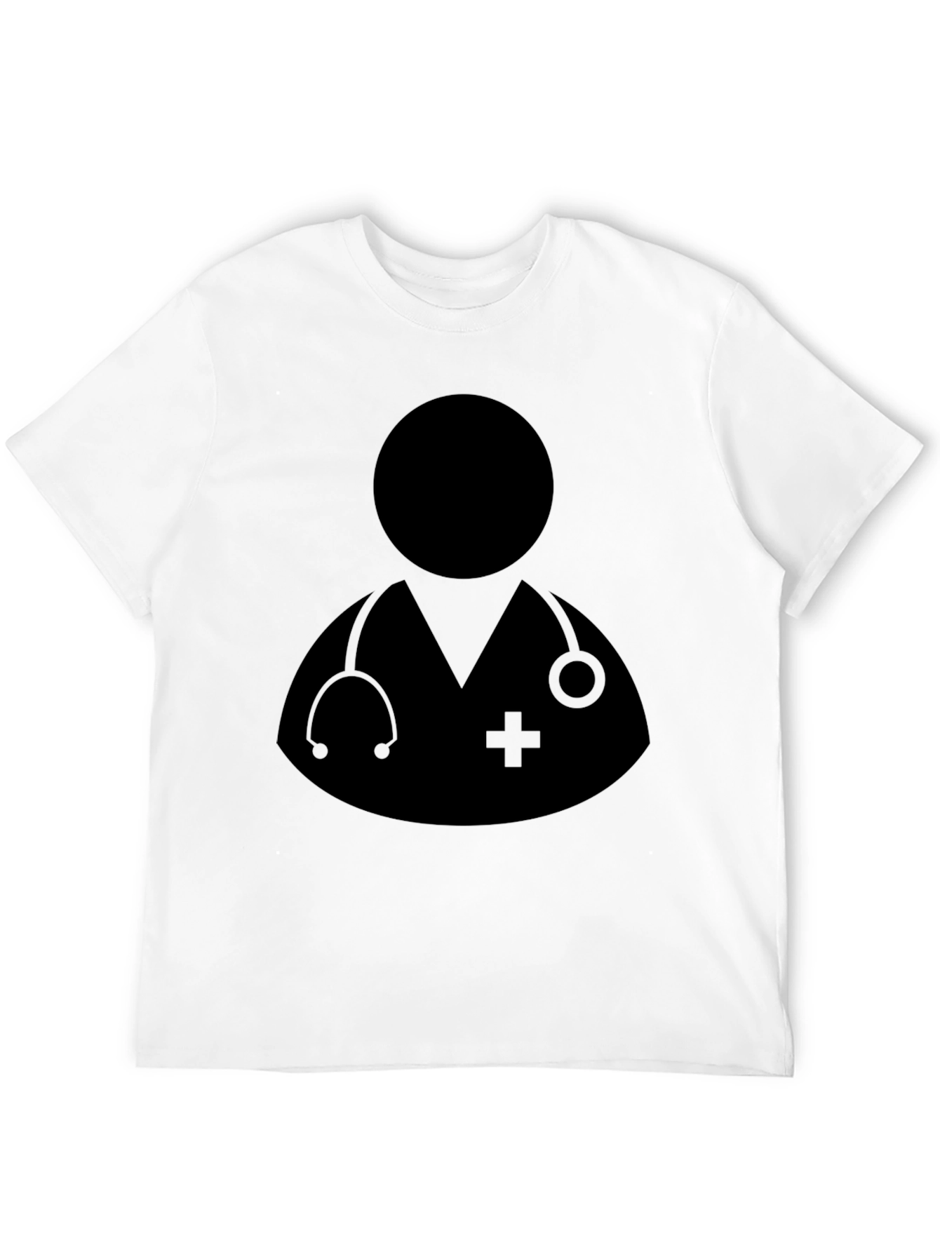 Black Doctor Graphic Black T-Shirt - Medical Professional Tee view 12