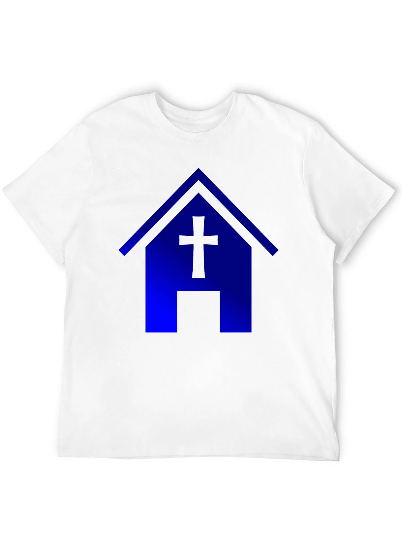 Blue Church T-Shirt: Faith & Style - 12
