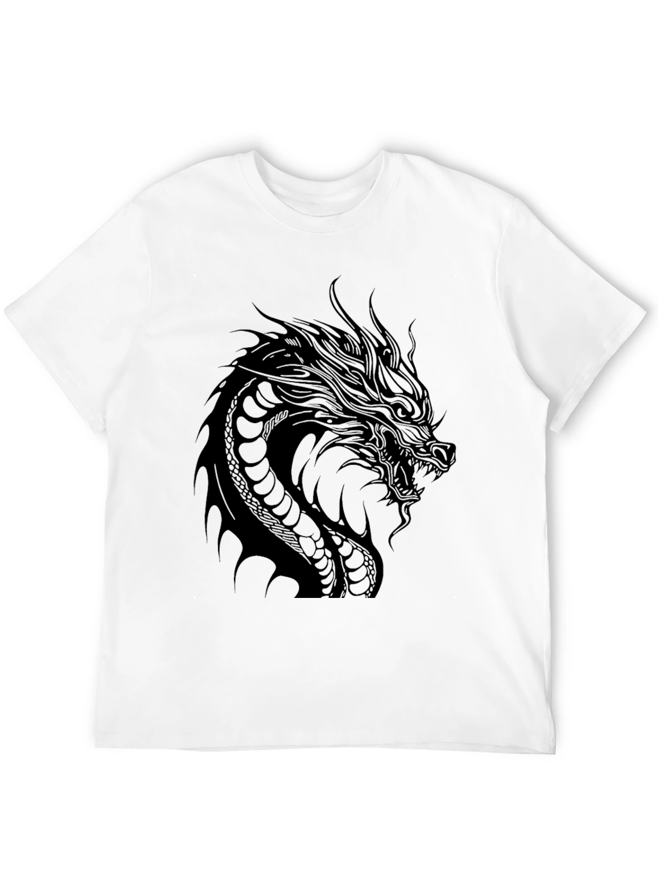 Black Dragon Graphic Black T-Shirt view 12