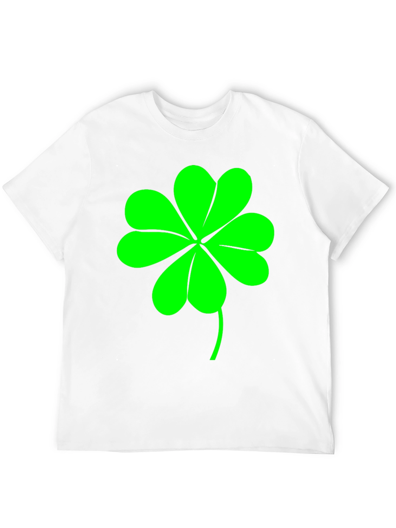 Lucky Clover Graphic Tee - Men's Black T-Shirt - 12