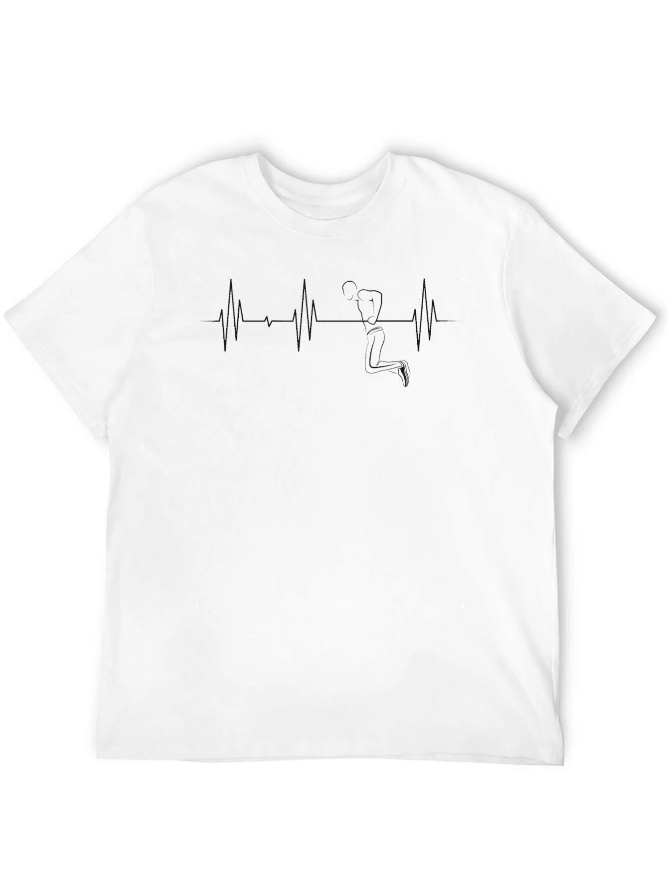 Black Men's Solid Black Crew Neck T-Shirt view 12