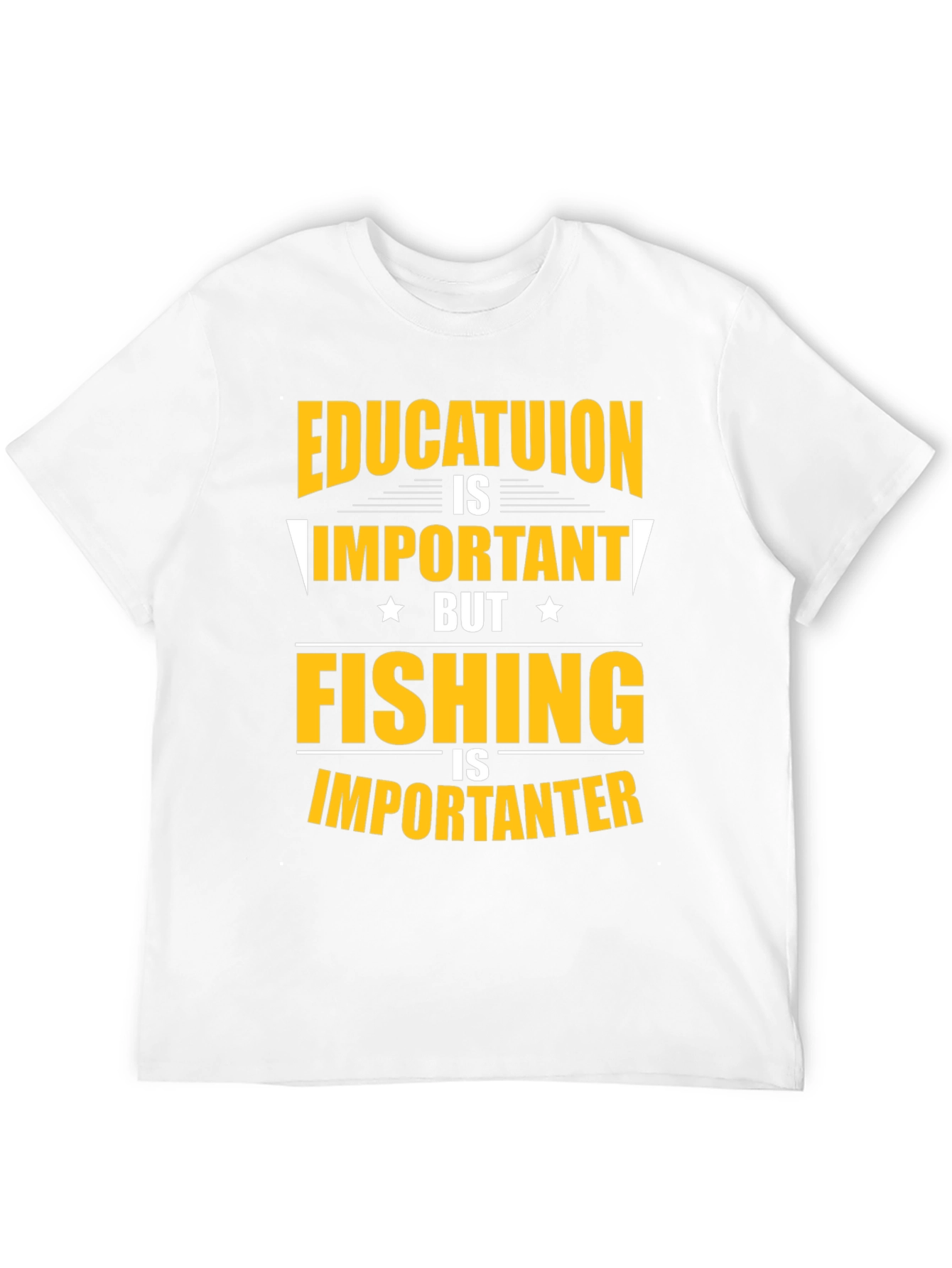 Black Fishing Is Importanter Graphic Tee view 12