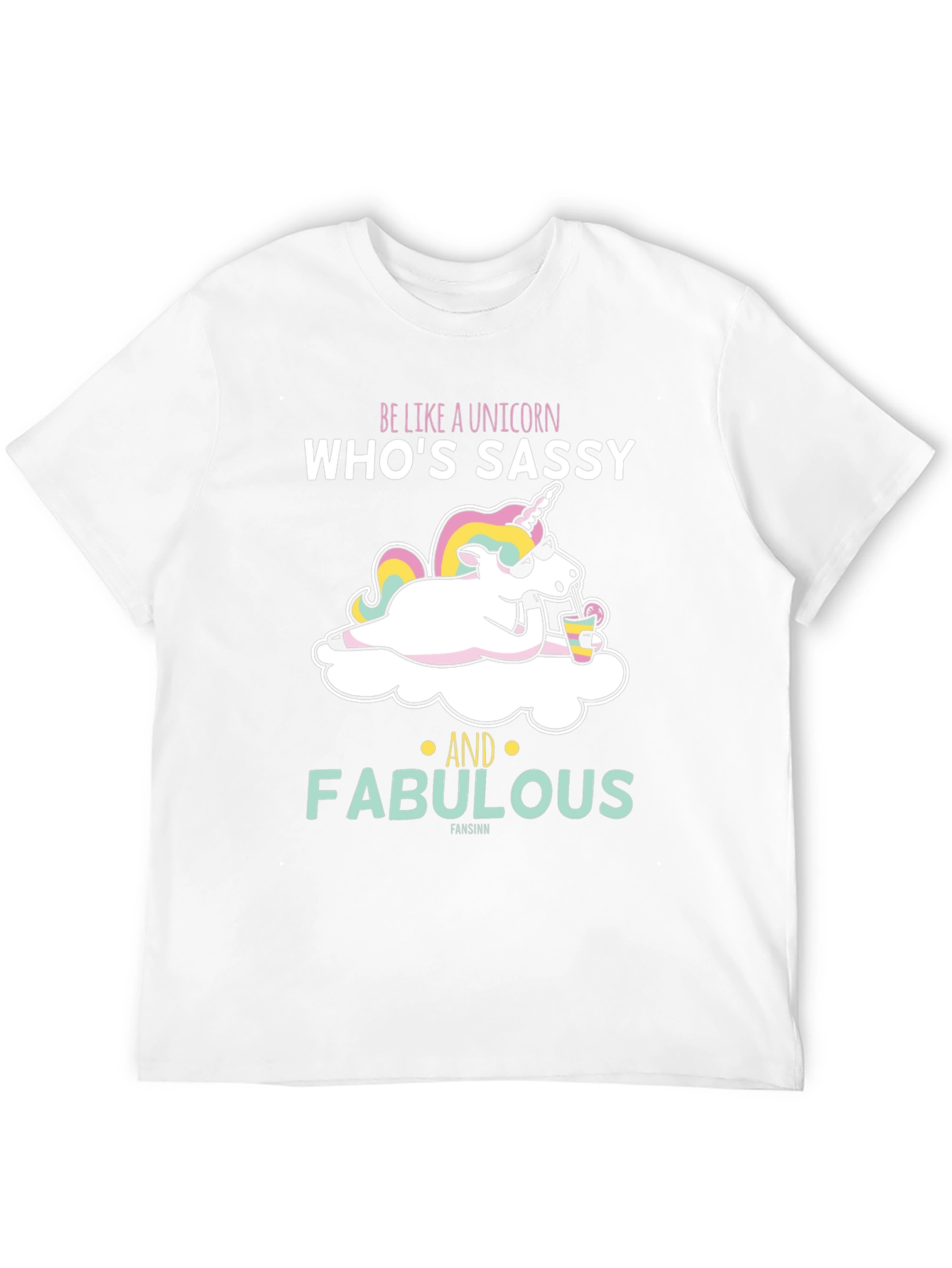 Black Sassy Unicorn T-Shirt view 12